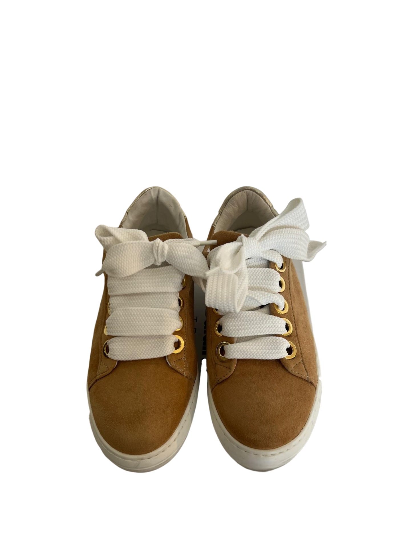 Sneakers in pelle scamosciata