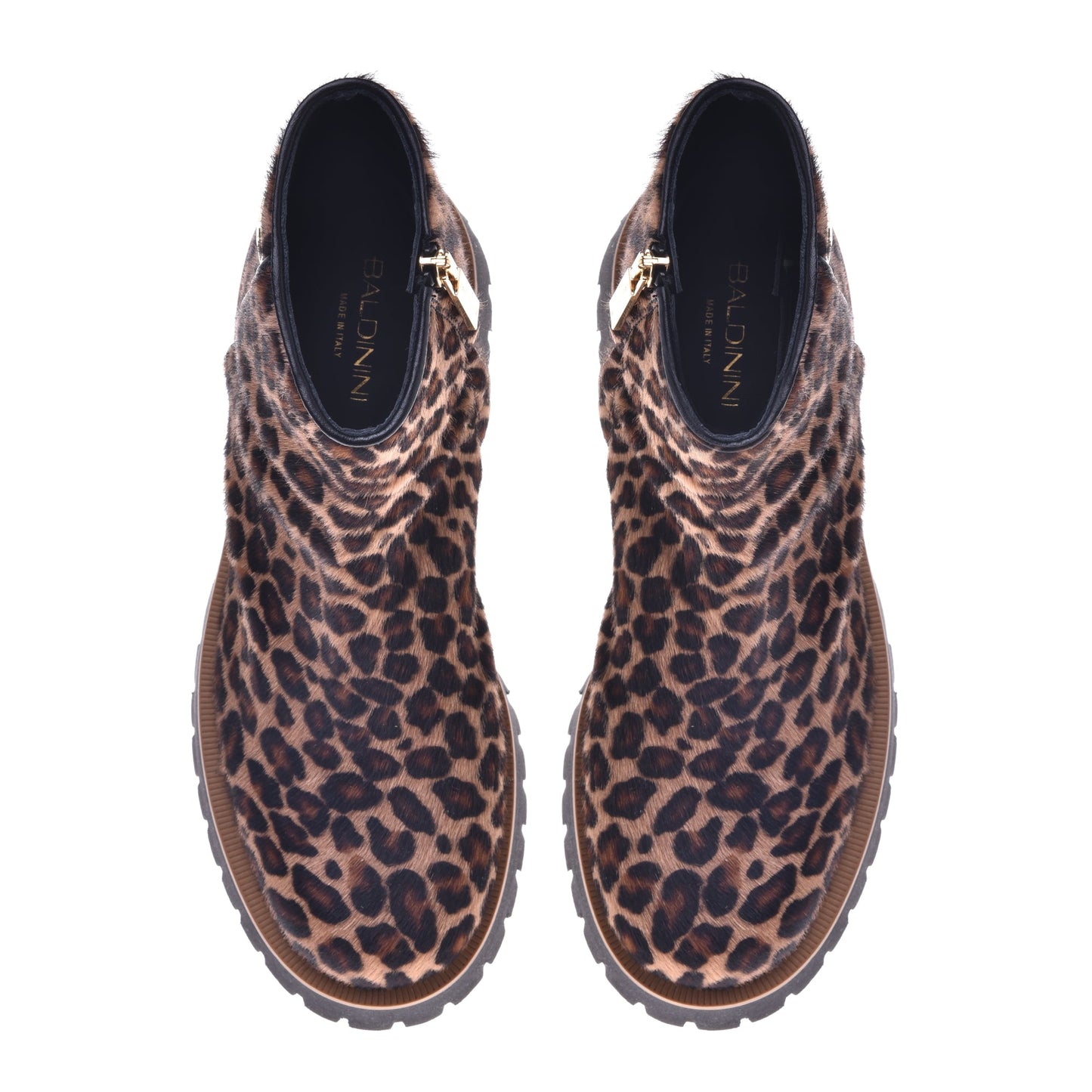 Rangers in pelle di cavallo con stampa leopardata