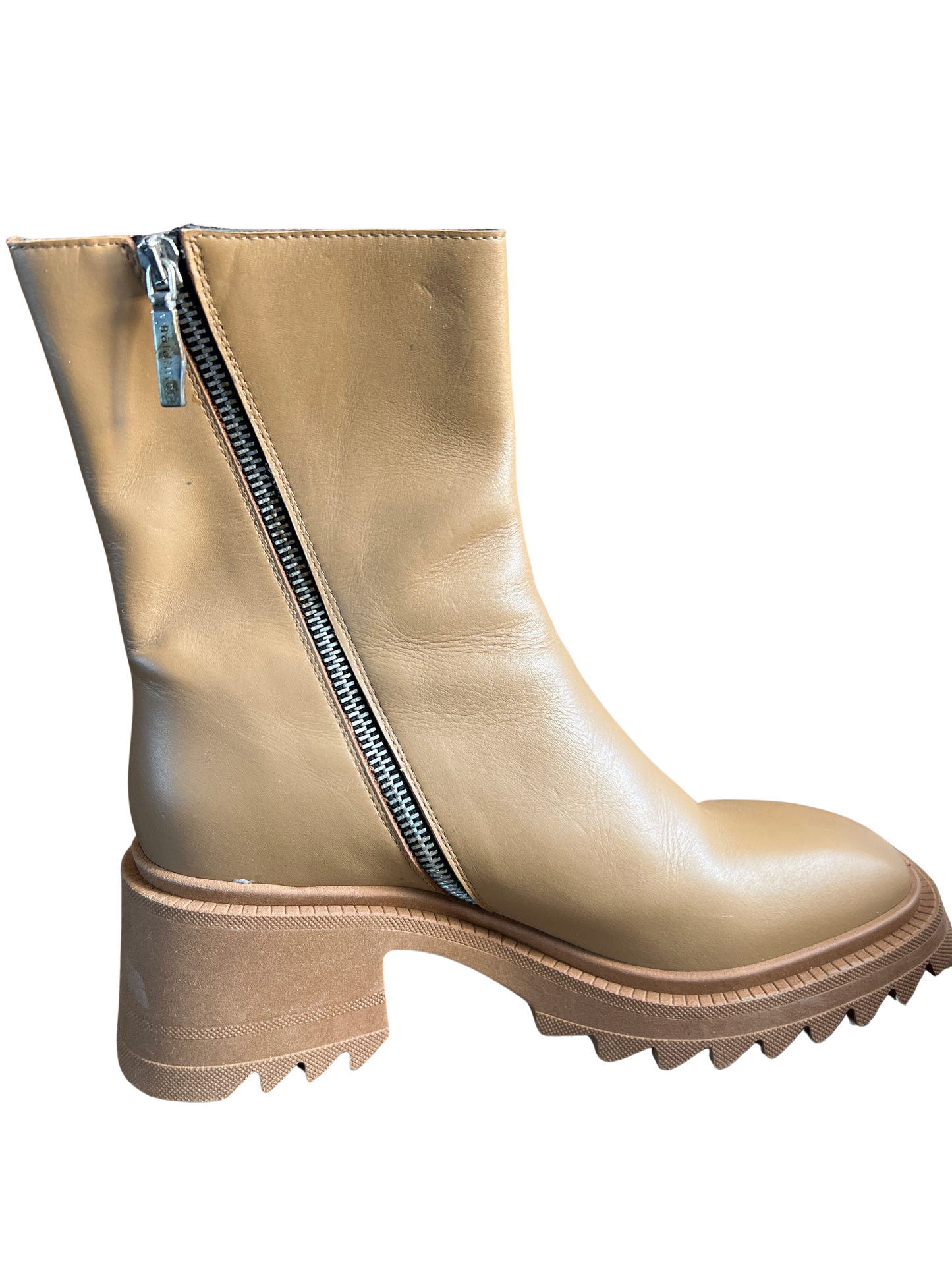 Stivale vitello camel