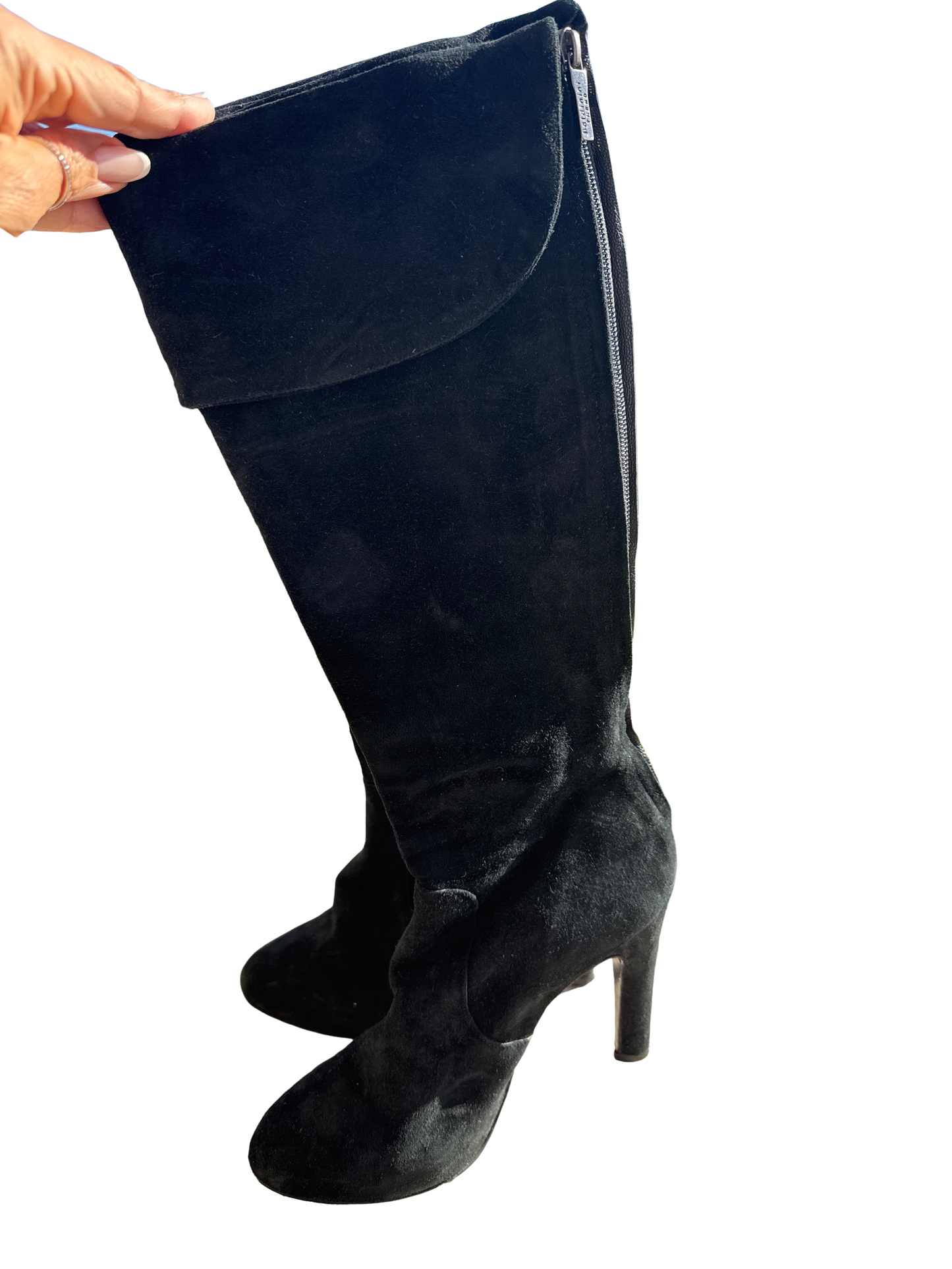 Stivali in pelle scamosciata