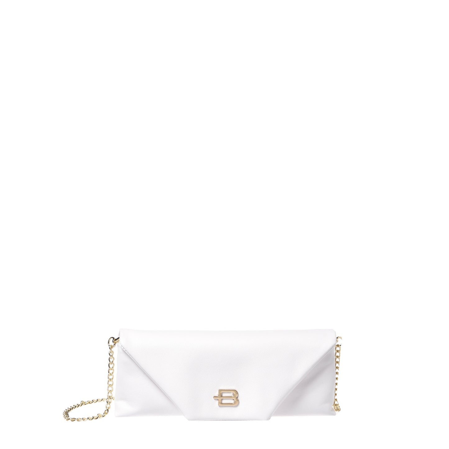 Borsa in nappa bianca