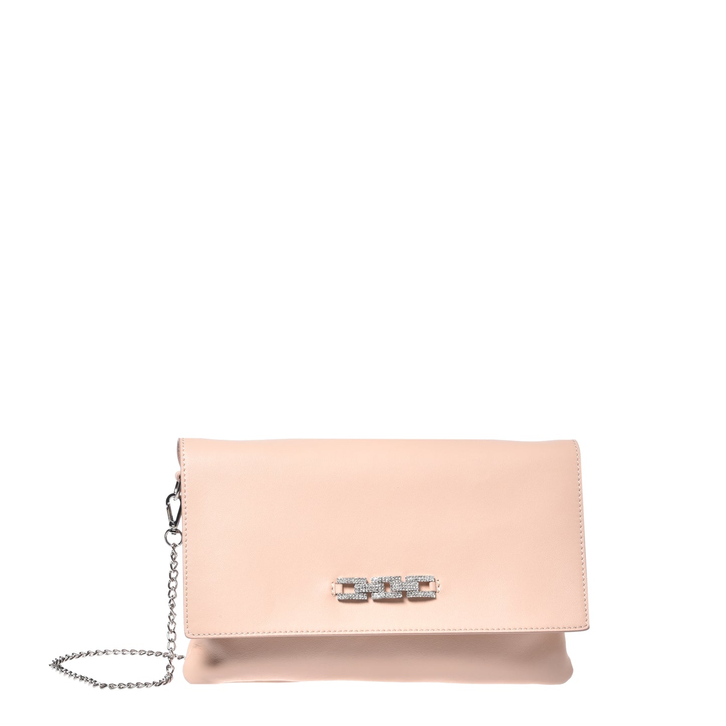 Borsa in pelle color carne
