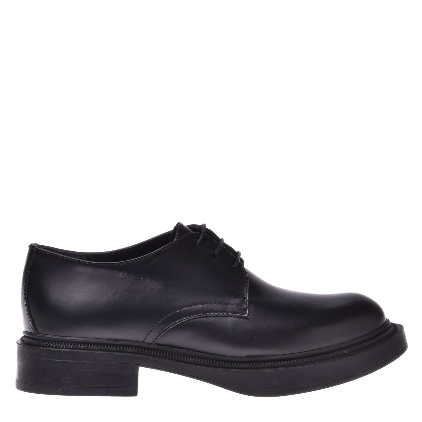 Scarpe Oxford in pelle di vitello nera