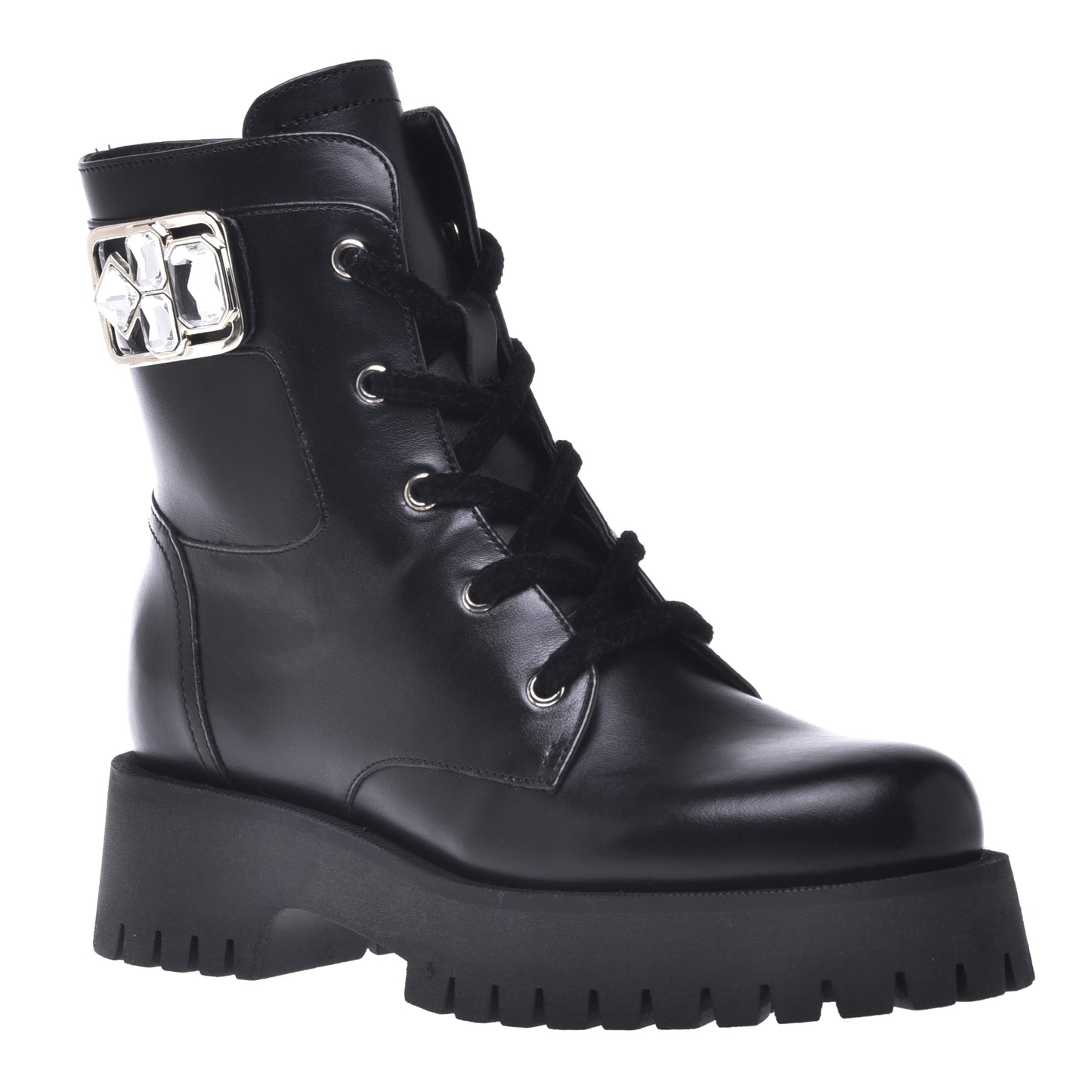 Rangers en cuir noir