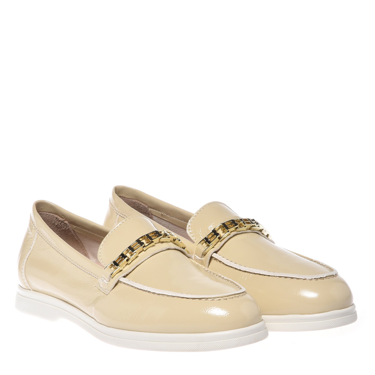 Mocassino in naplak beige