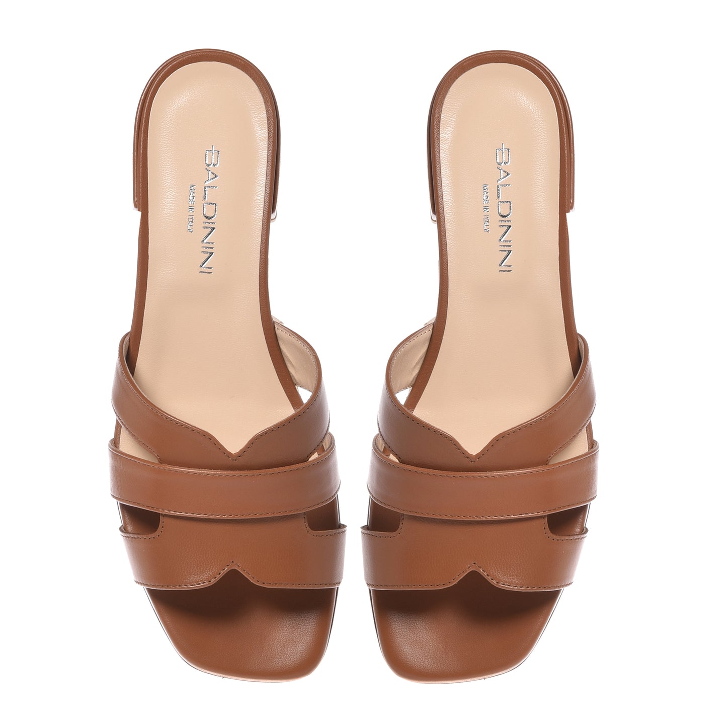 Mule en nappa cuir