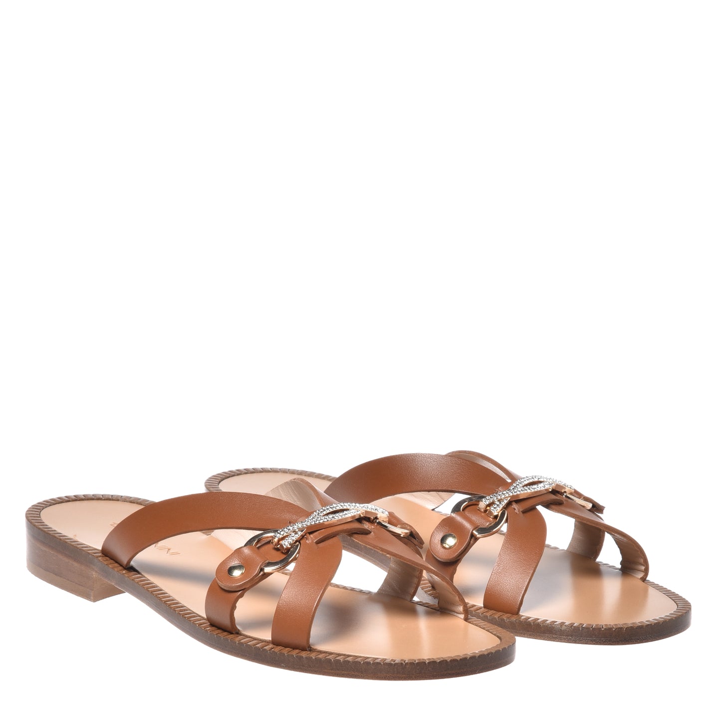 Mule en cuir cuir