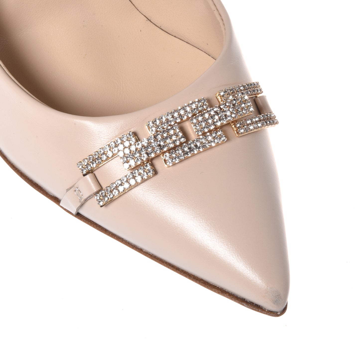 Escarpin en nappa Rose