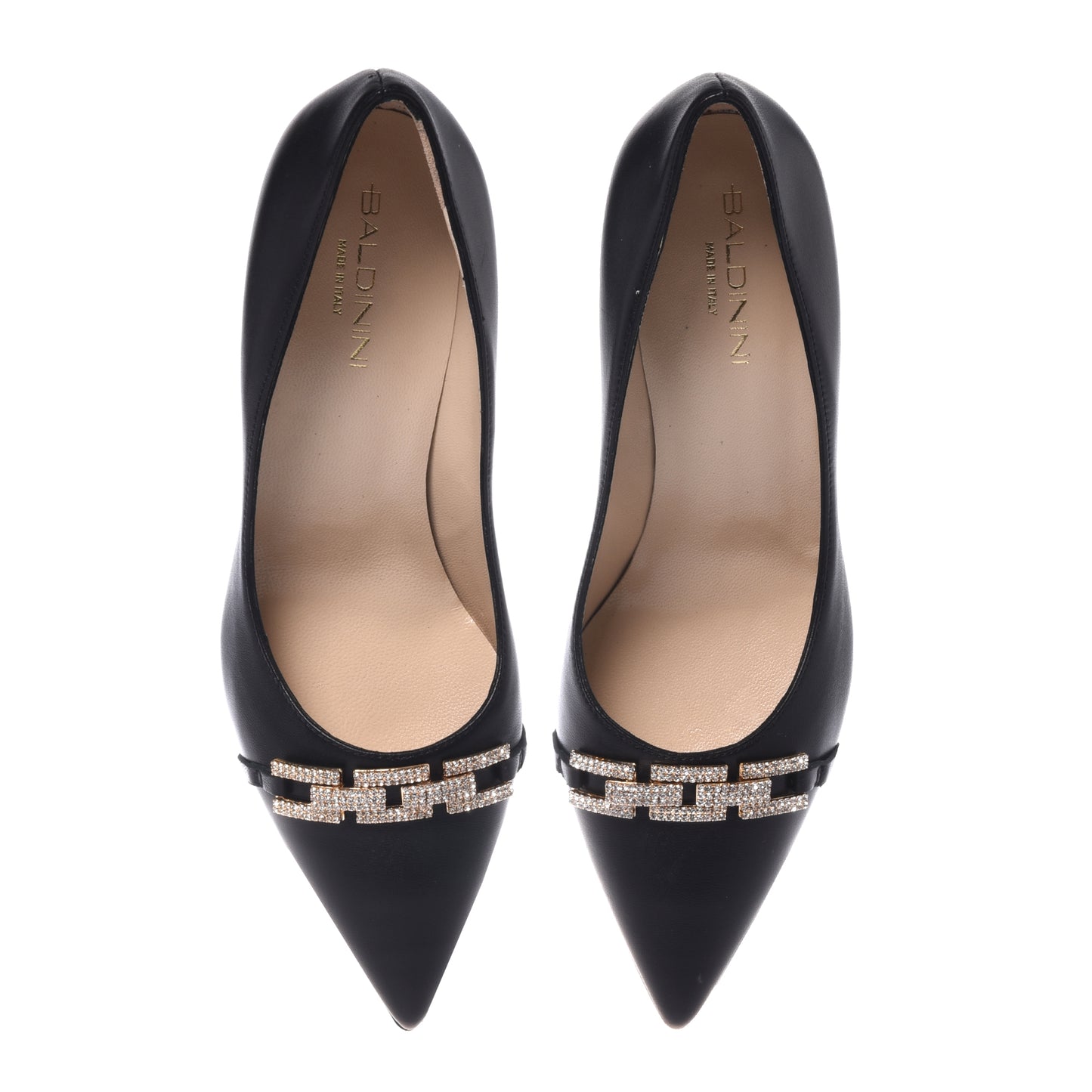 Escarpin en nappa noir