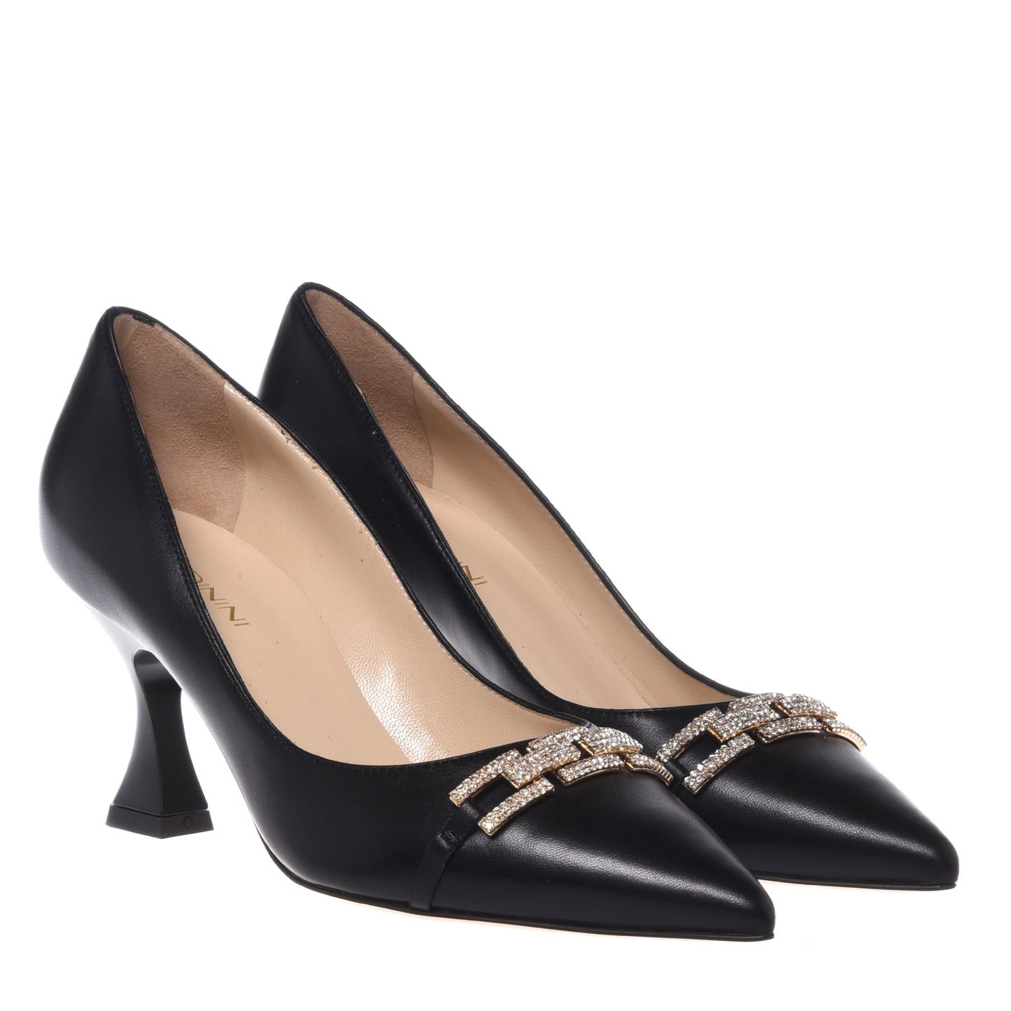 Escarpin en nappa noir