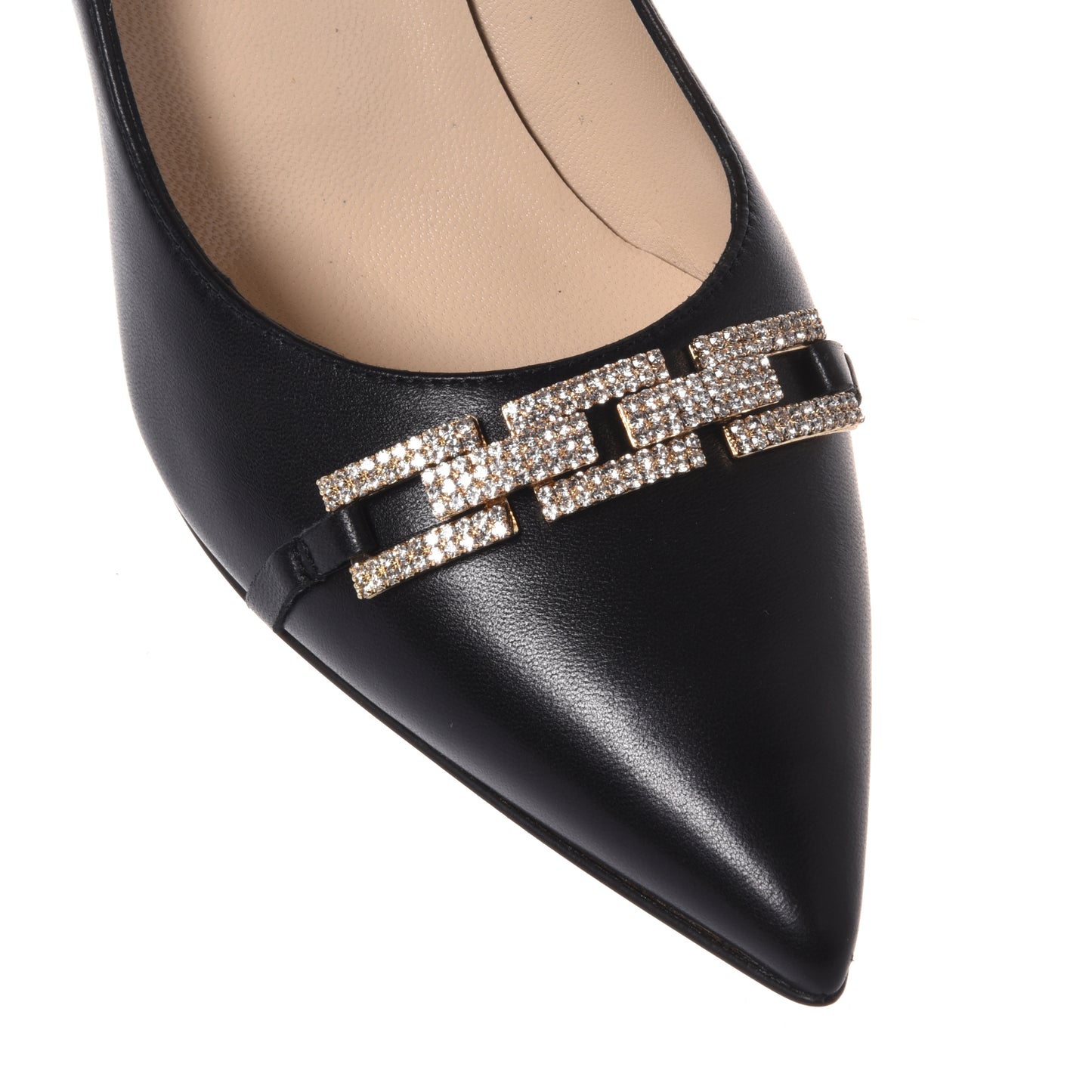 Escarpin en nappa noir