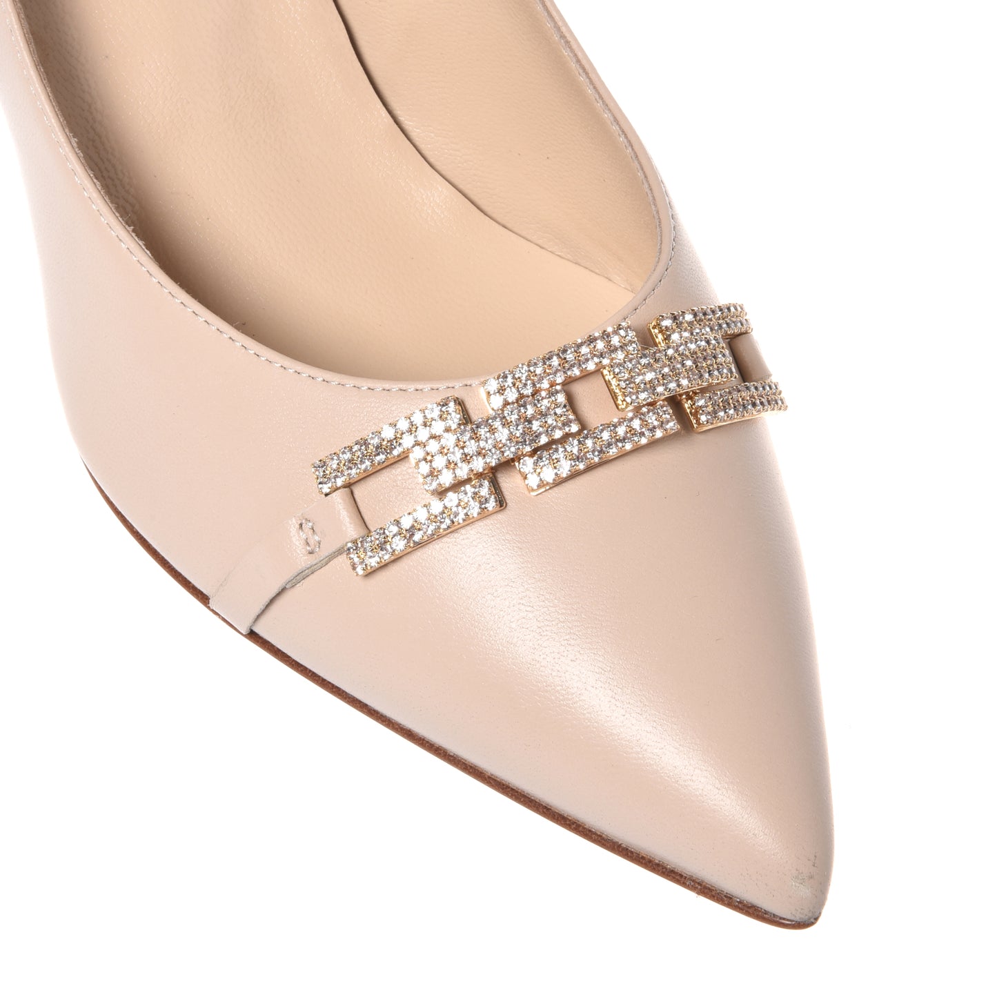 Escarpin en nappa Rose
