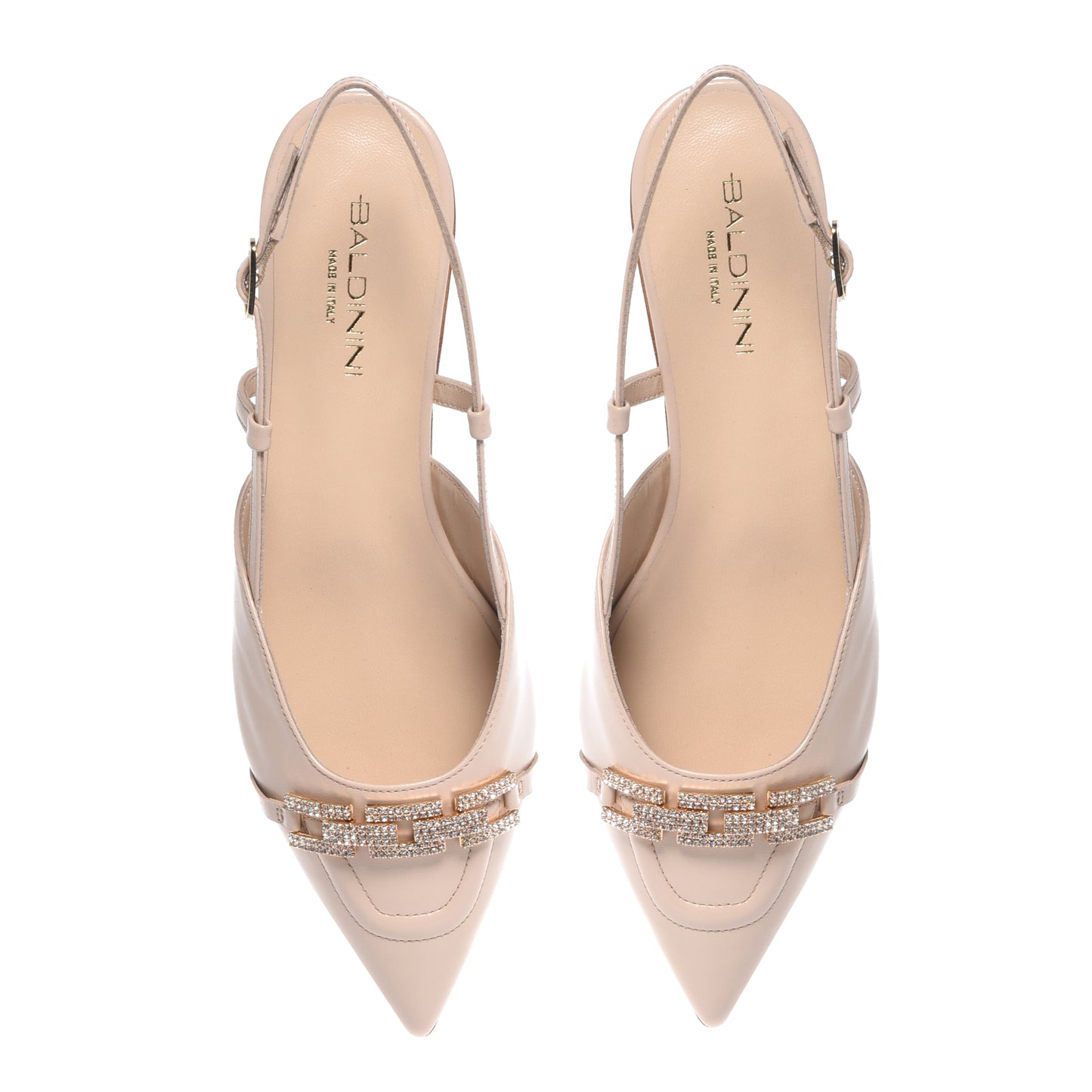 Slingback en nappa Rose