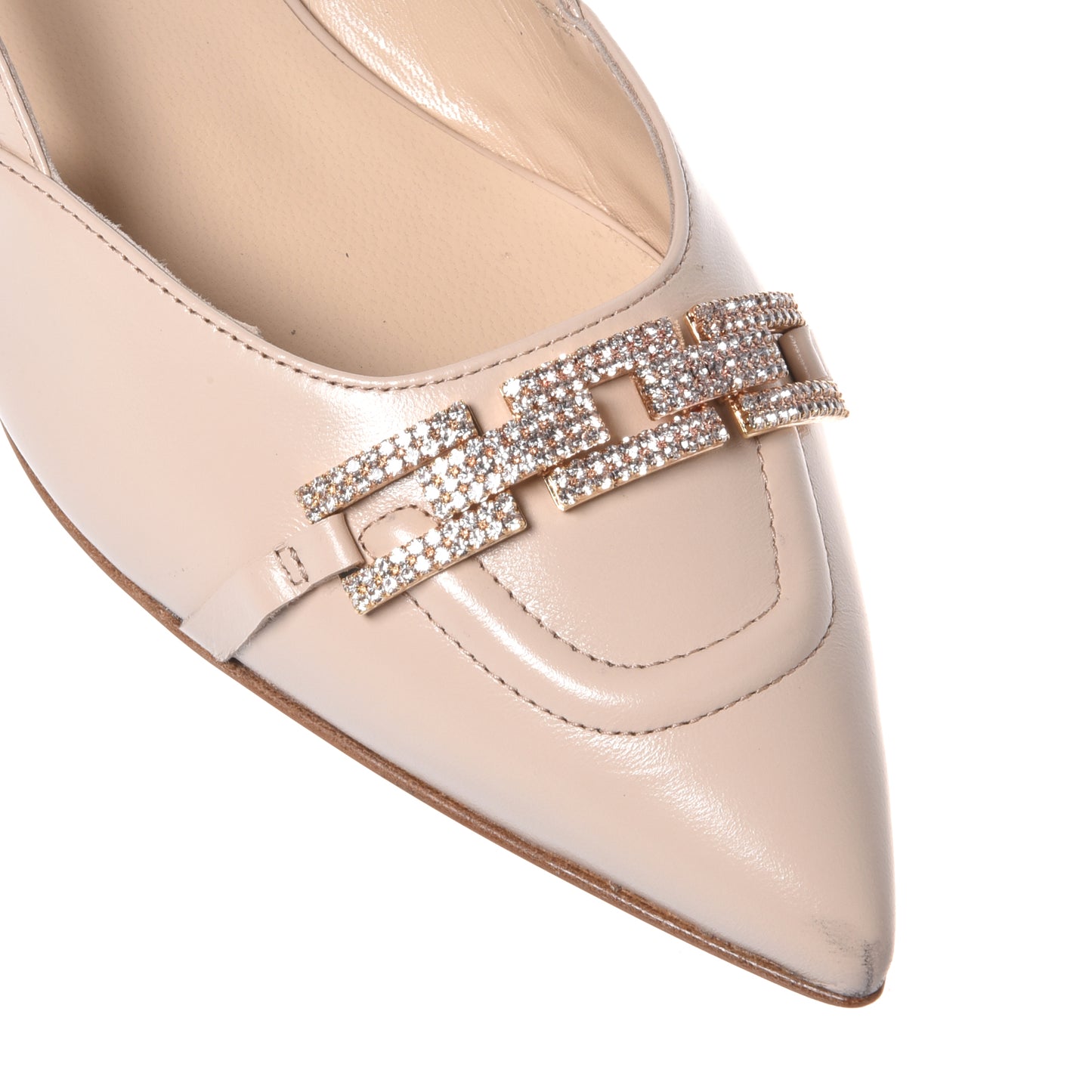 Slingback en nappa Rose