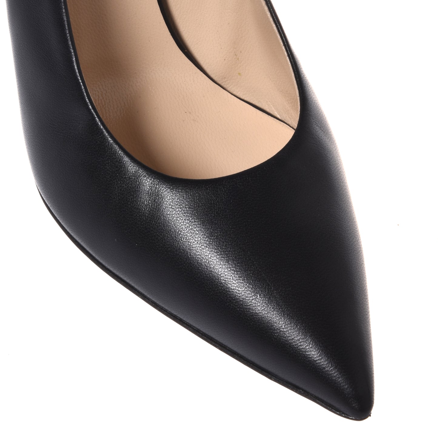 Slingback in nappa nera