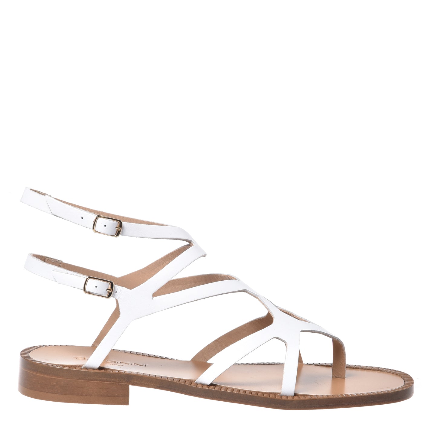 Sandale en nappa blanc
