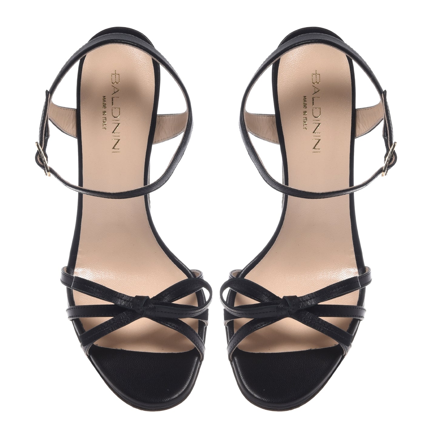 Sandale en nappa noir