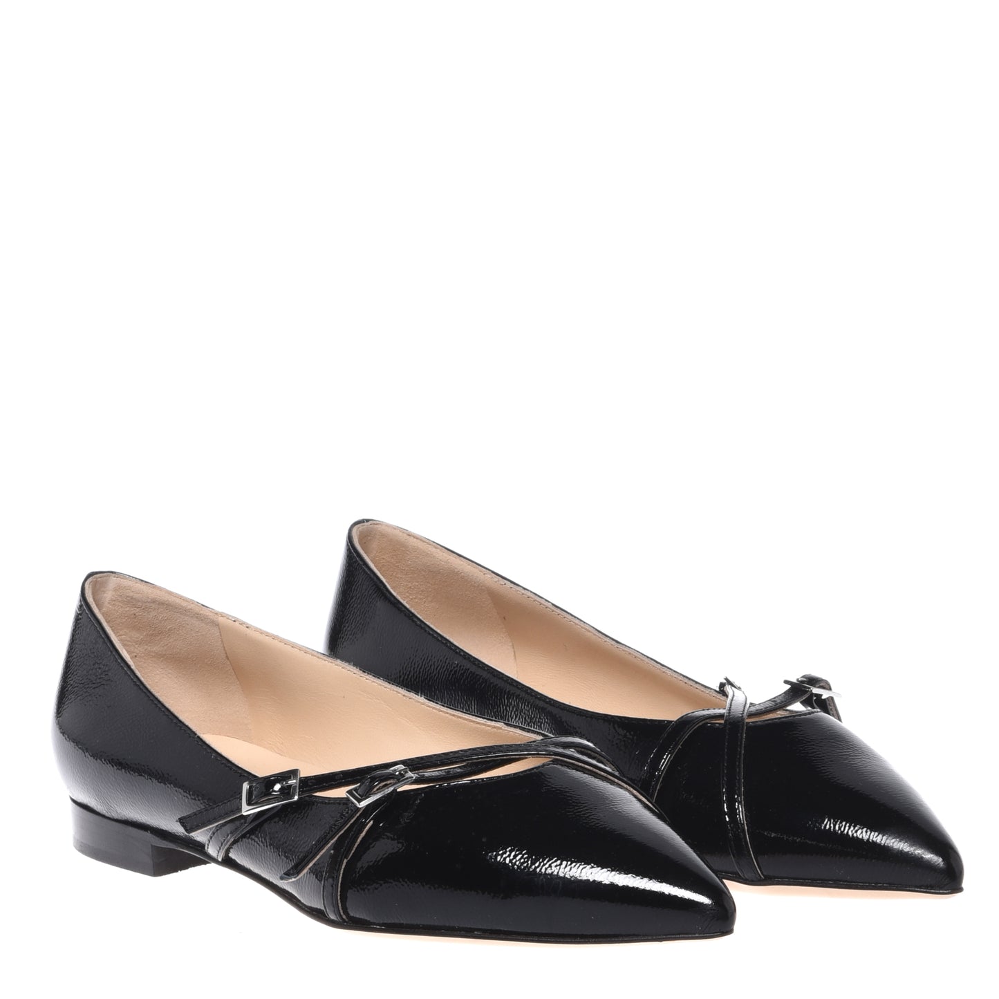 Black naplak ballerina