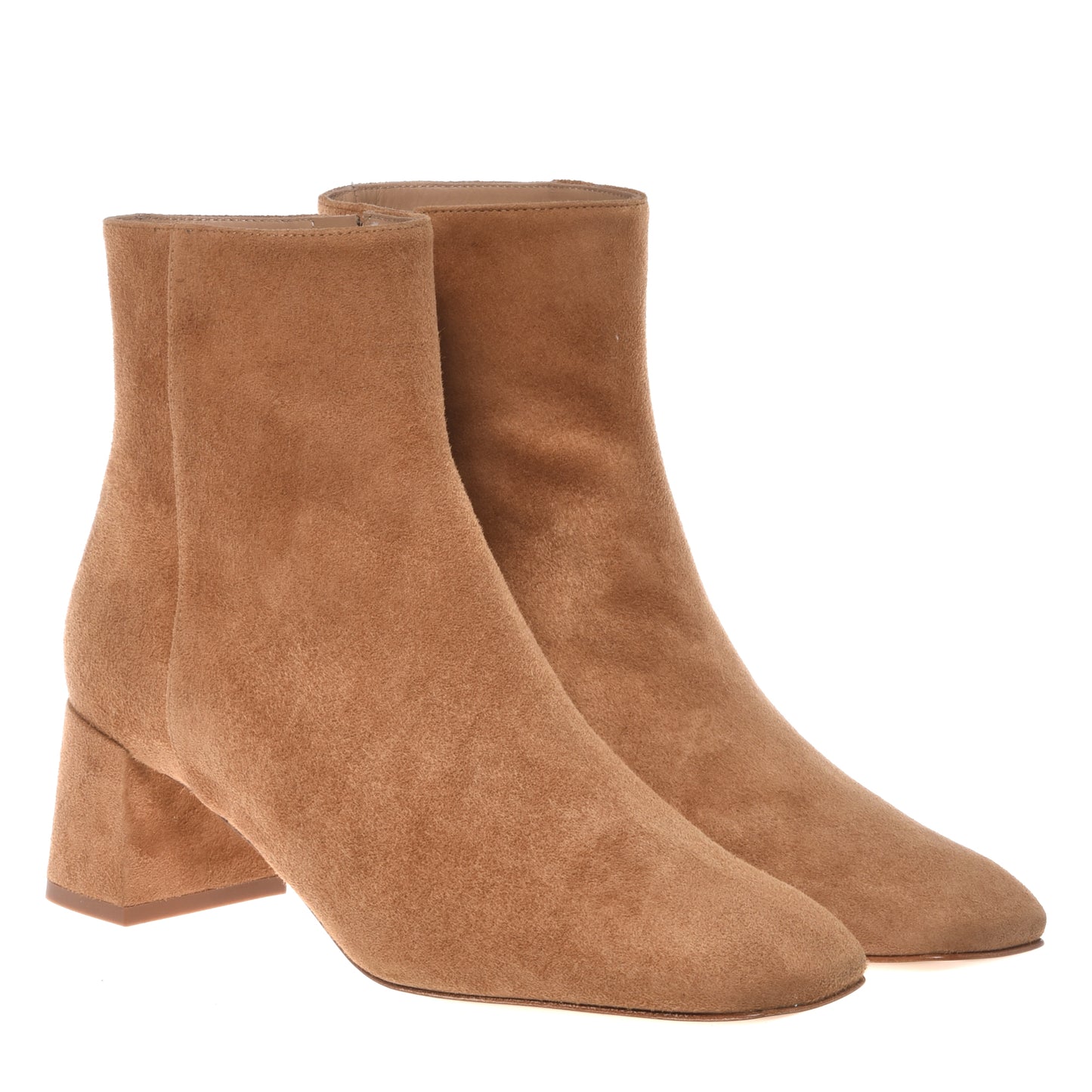 Stivaletto in pelle scamosciata