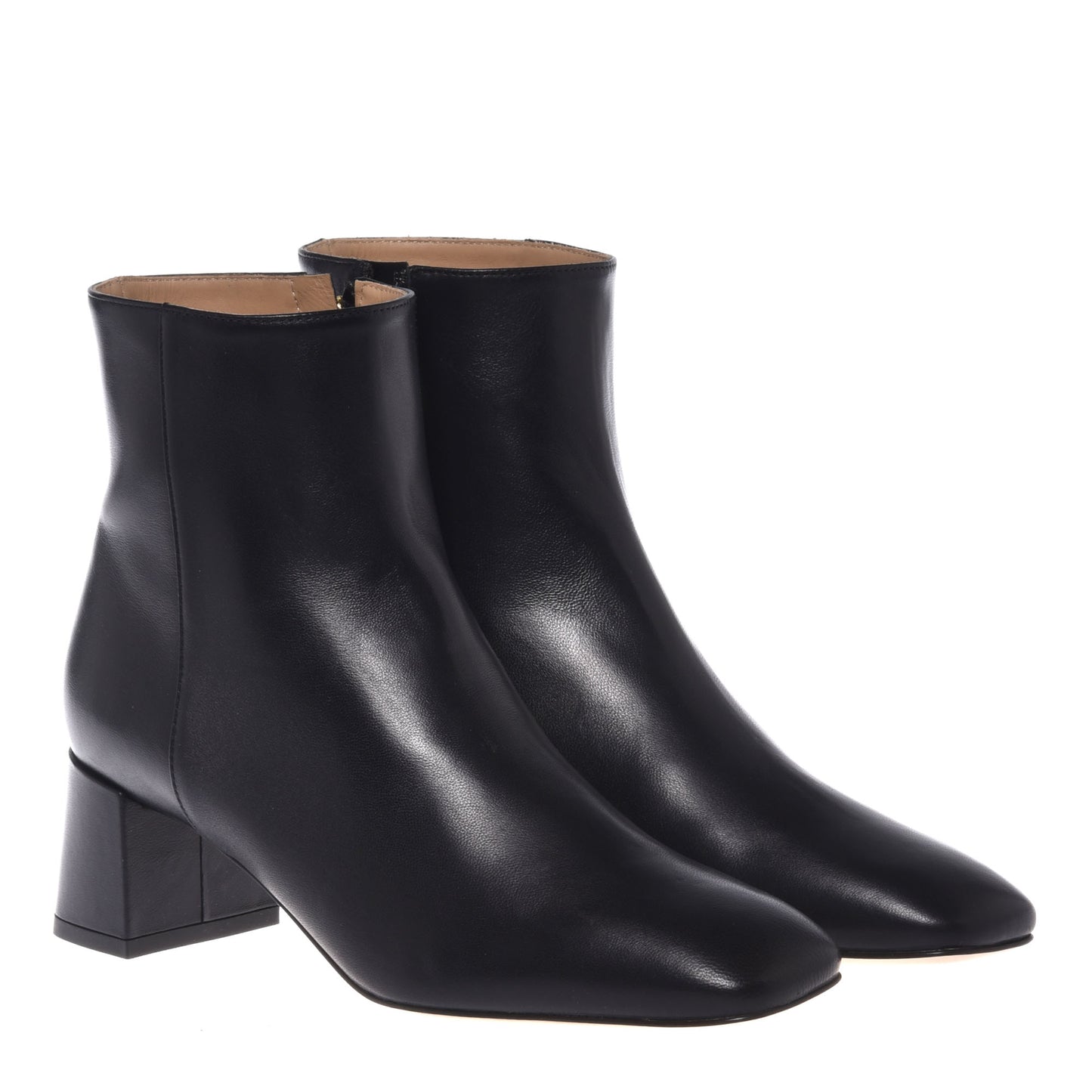 Stivaletto in nappa nera