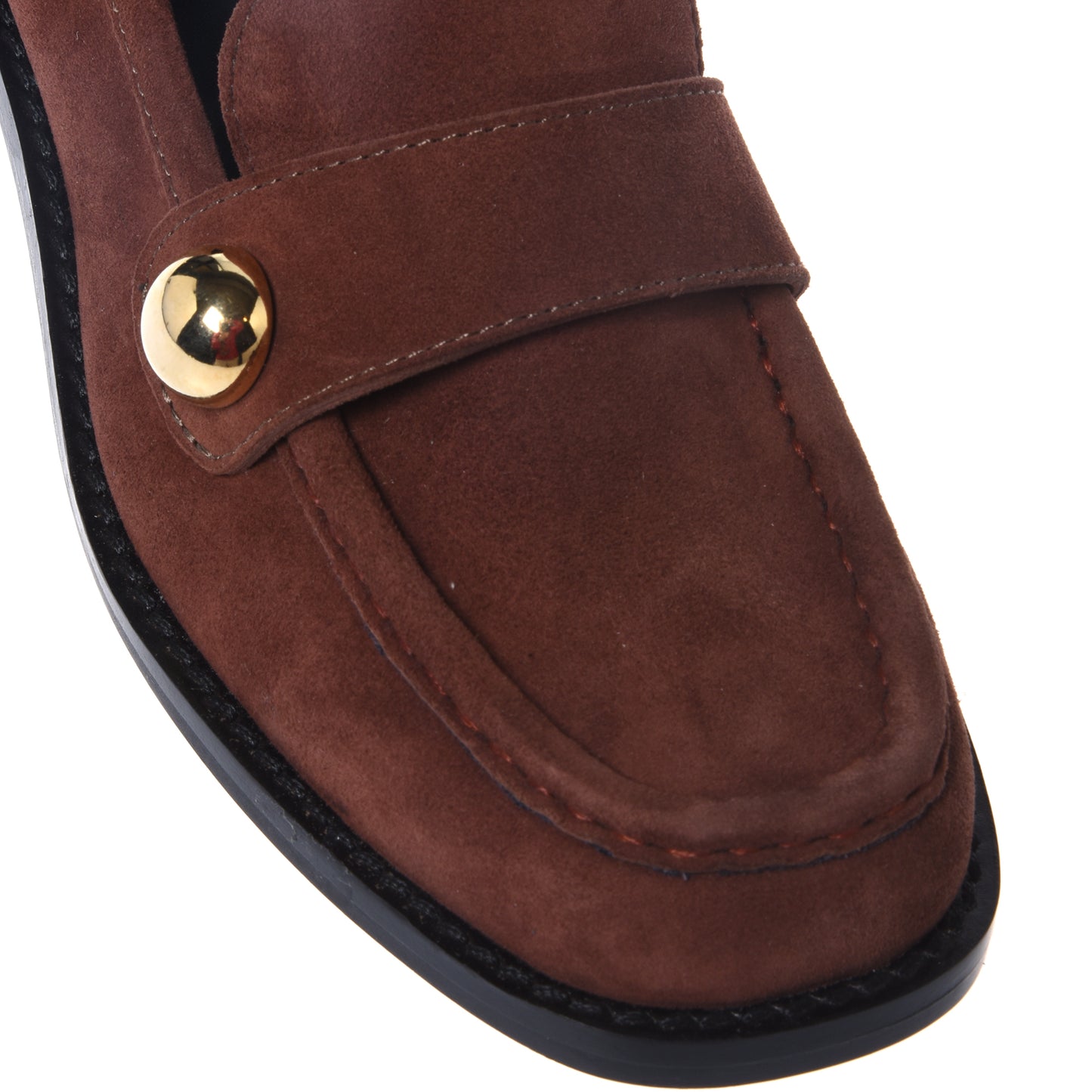 Mocassini in camoscio marrone