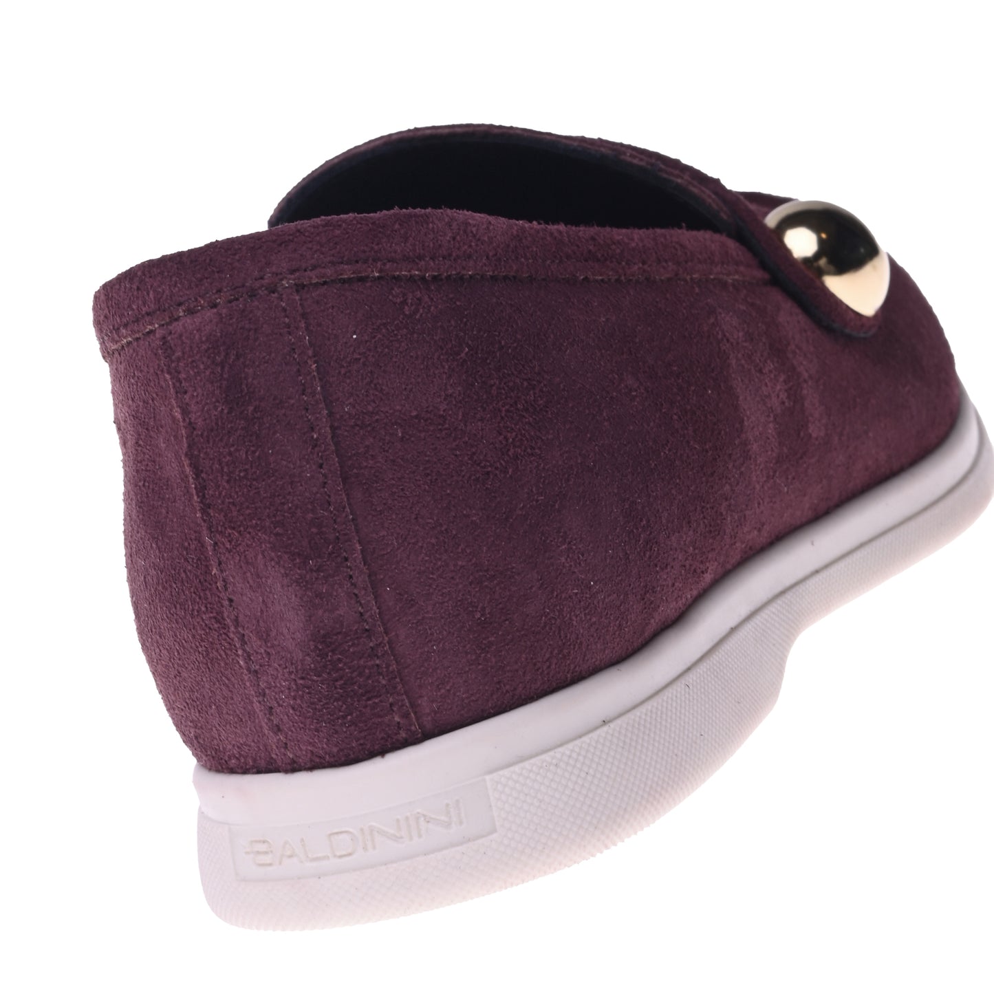 Mocassins bordeaux en daim