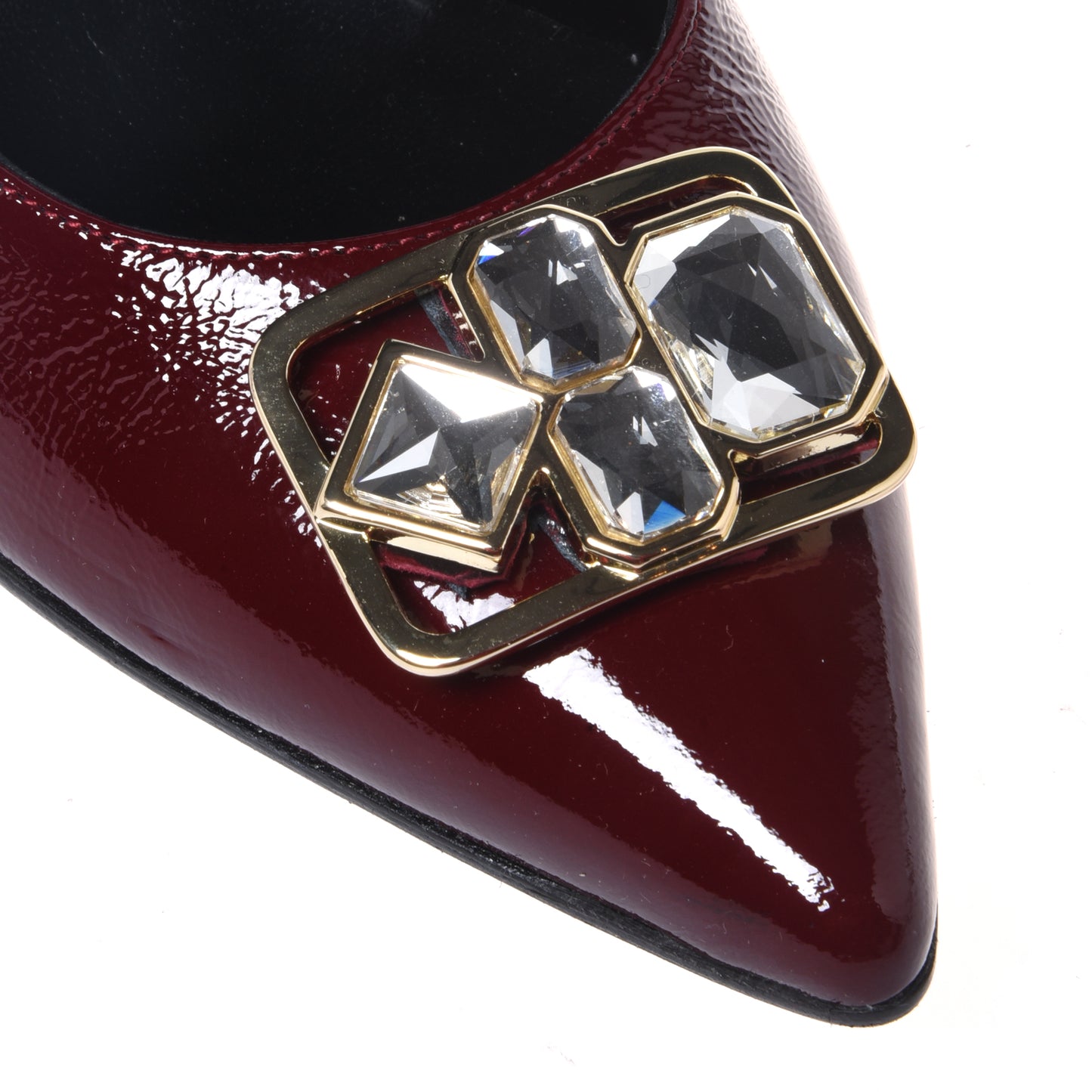 Escarpins bordeaux en naplak