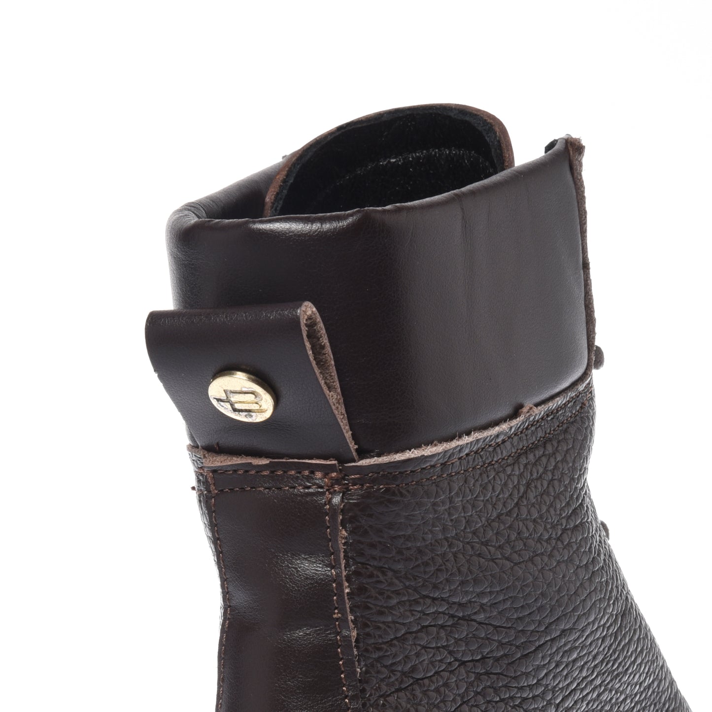 Dark brown leather rangers