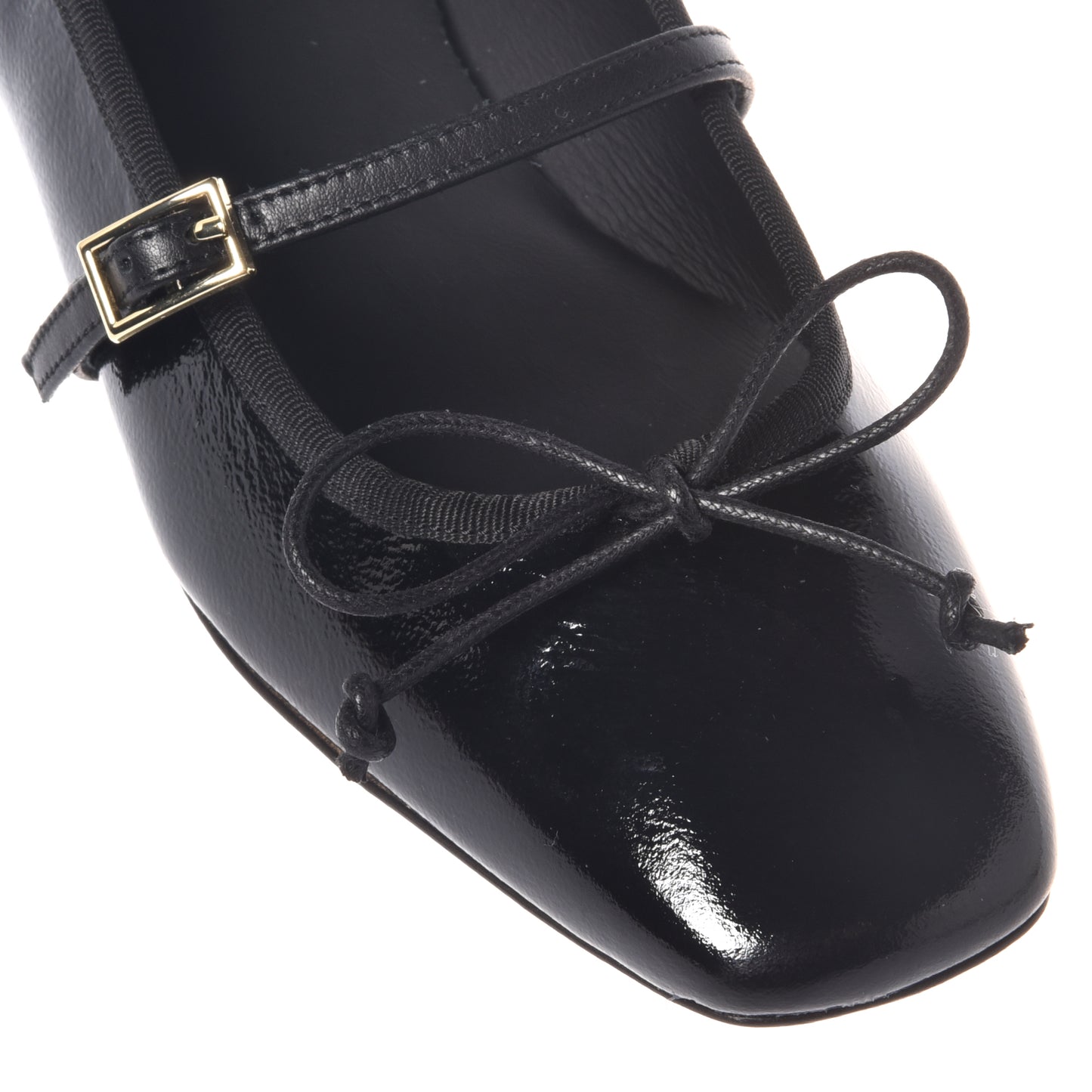 Ballerines en naplak noir
