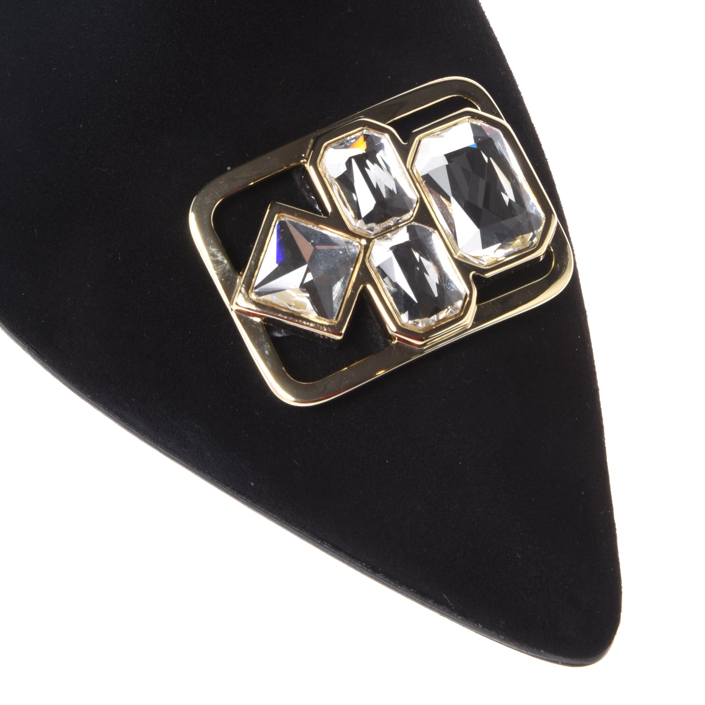 Stivaletti in pelle scamosciata nera