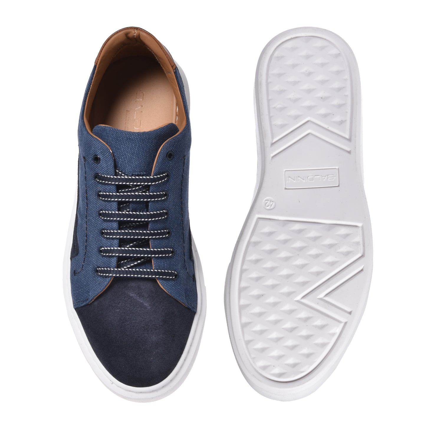 Blue canvas sneaker