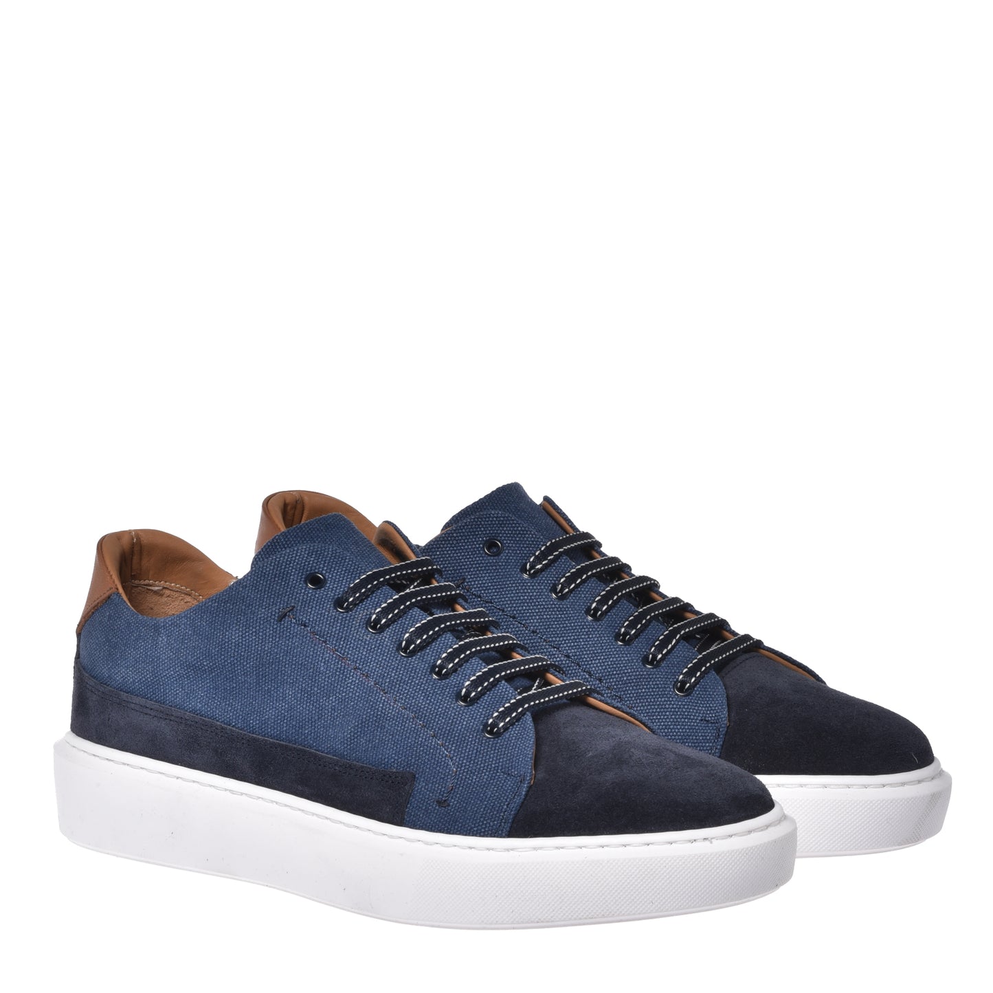 Blue canvas sneaker