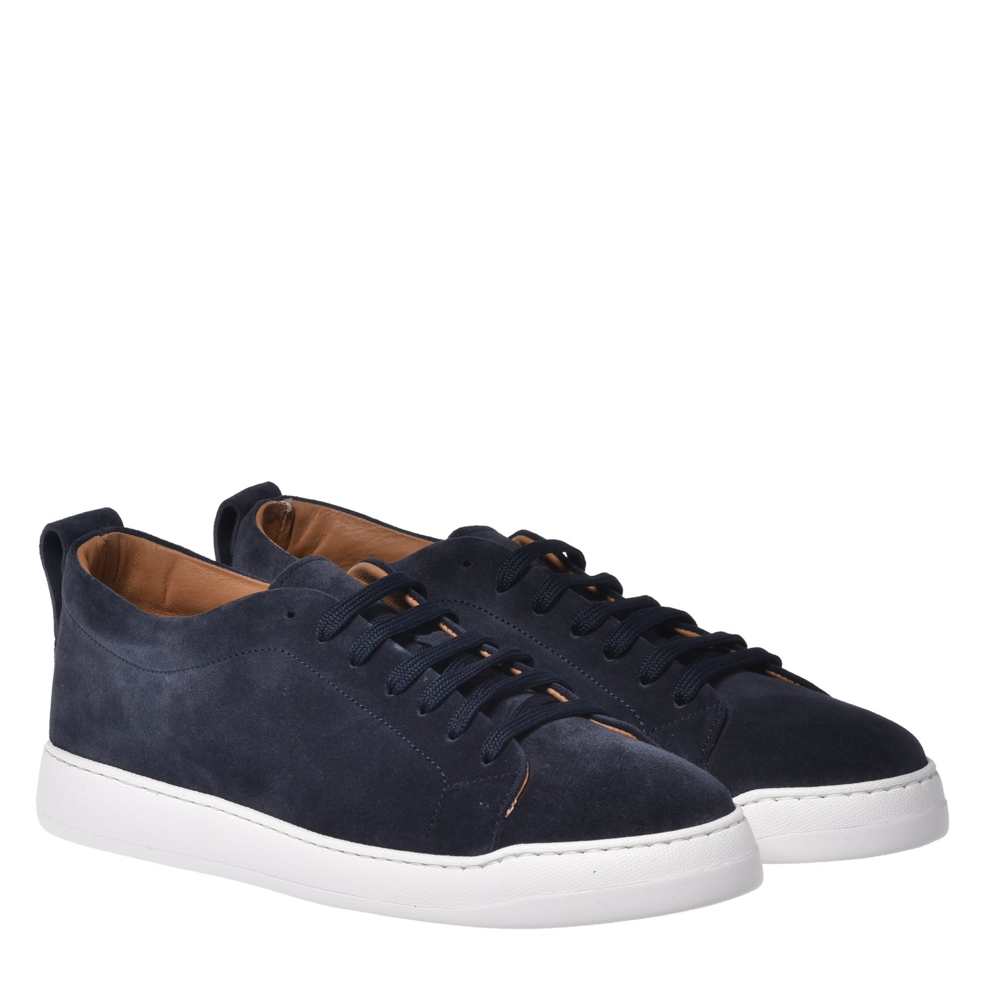 Sneaker en daim bleu