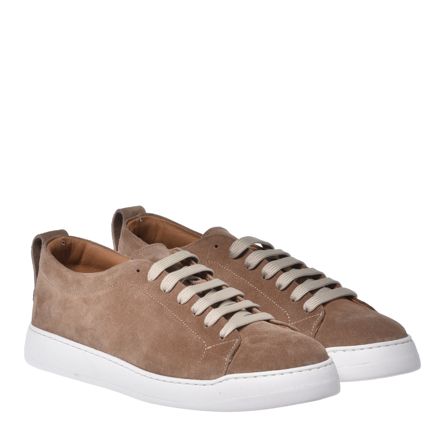 Beige suede sneaker