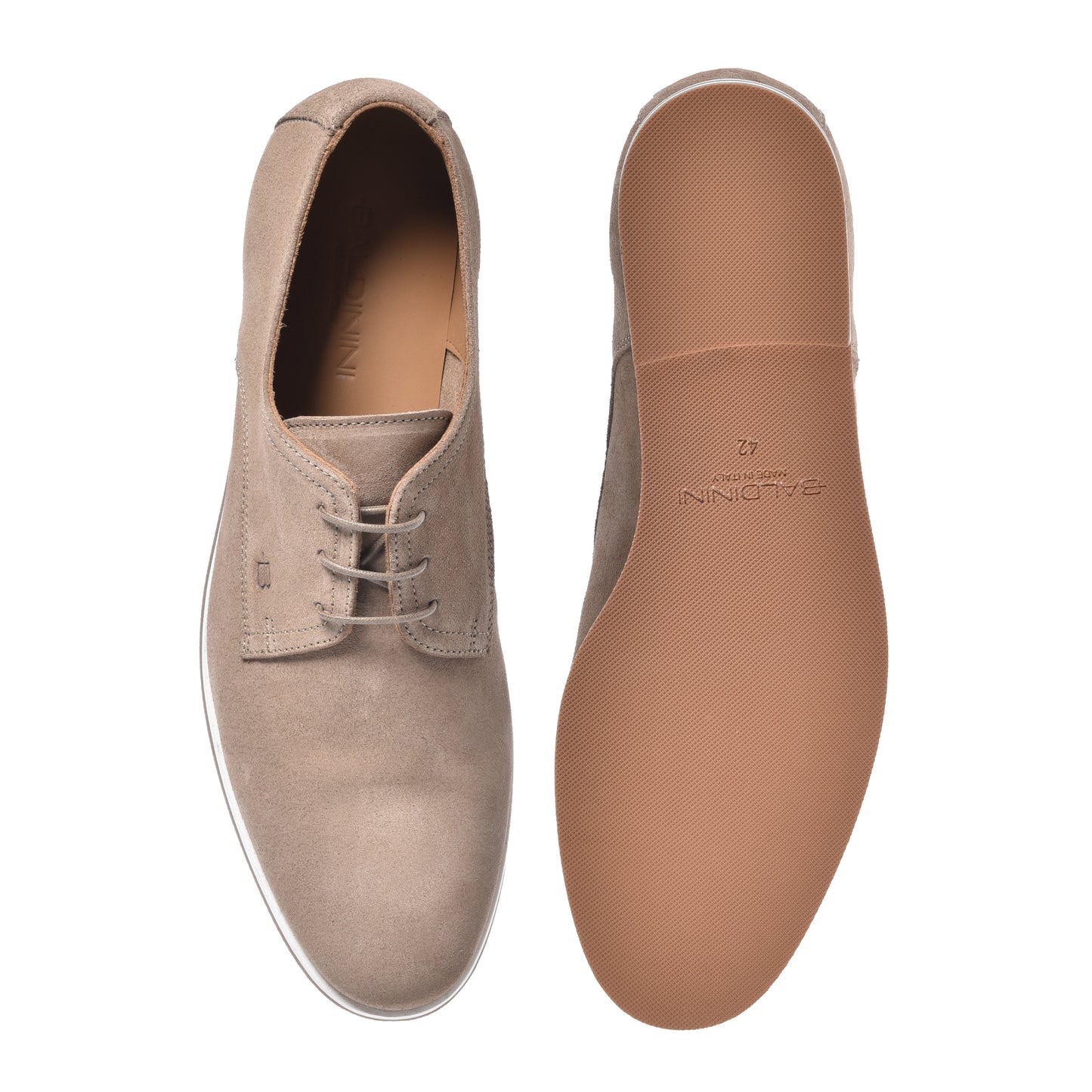 Richelieu en daim beige