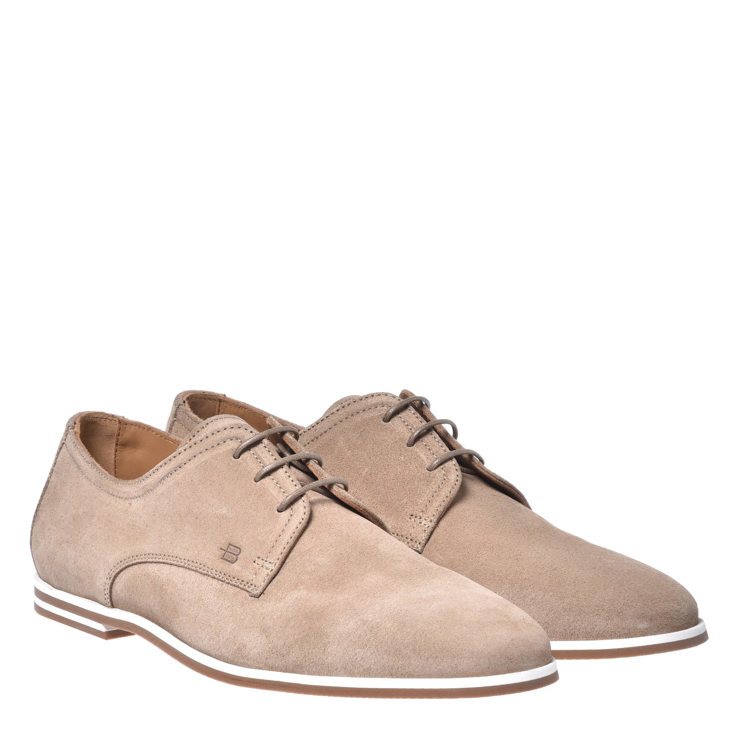 Richelieu en daim beige
