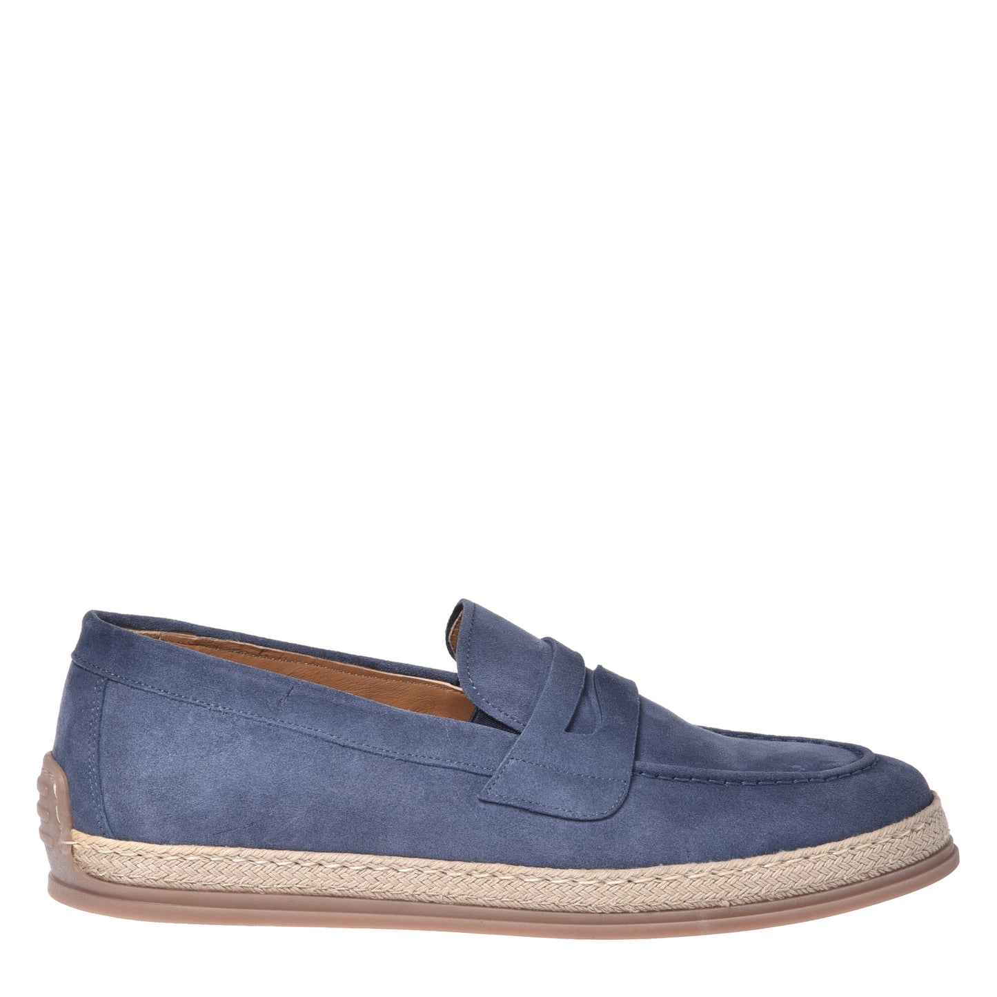 Cerulean suede slipper