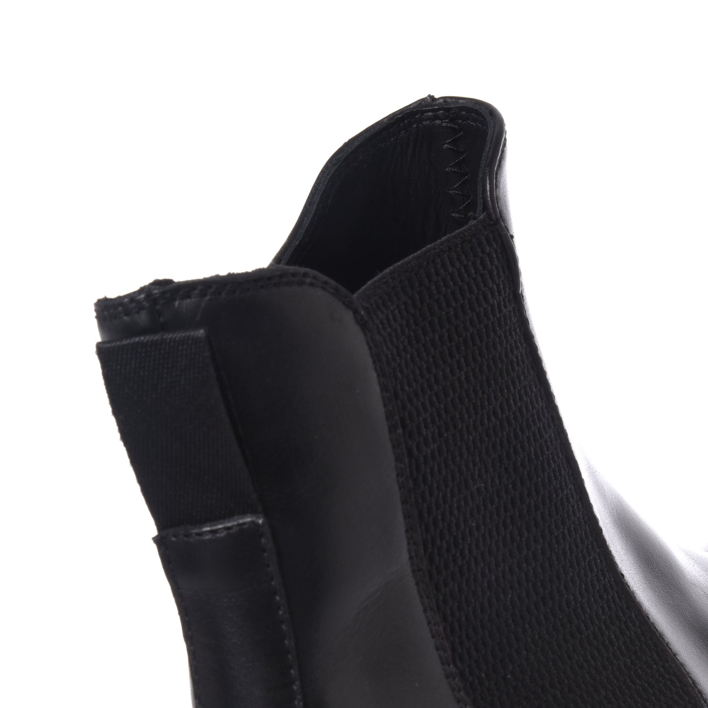 Stivaletti in pelle nera