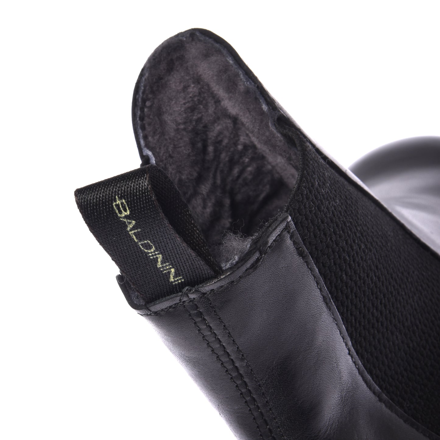 Bottines noires en cuir