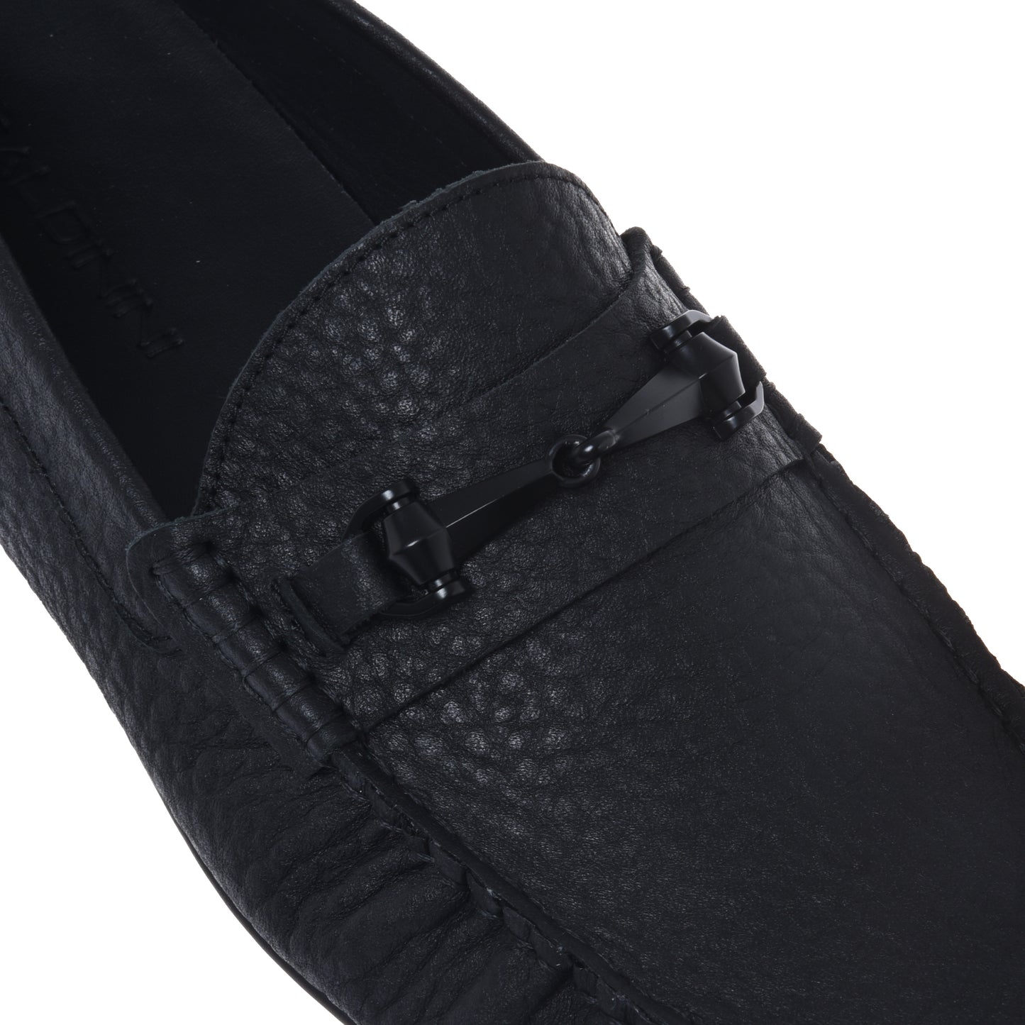 Mocassin en cuir suédé noir