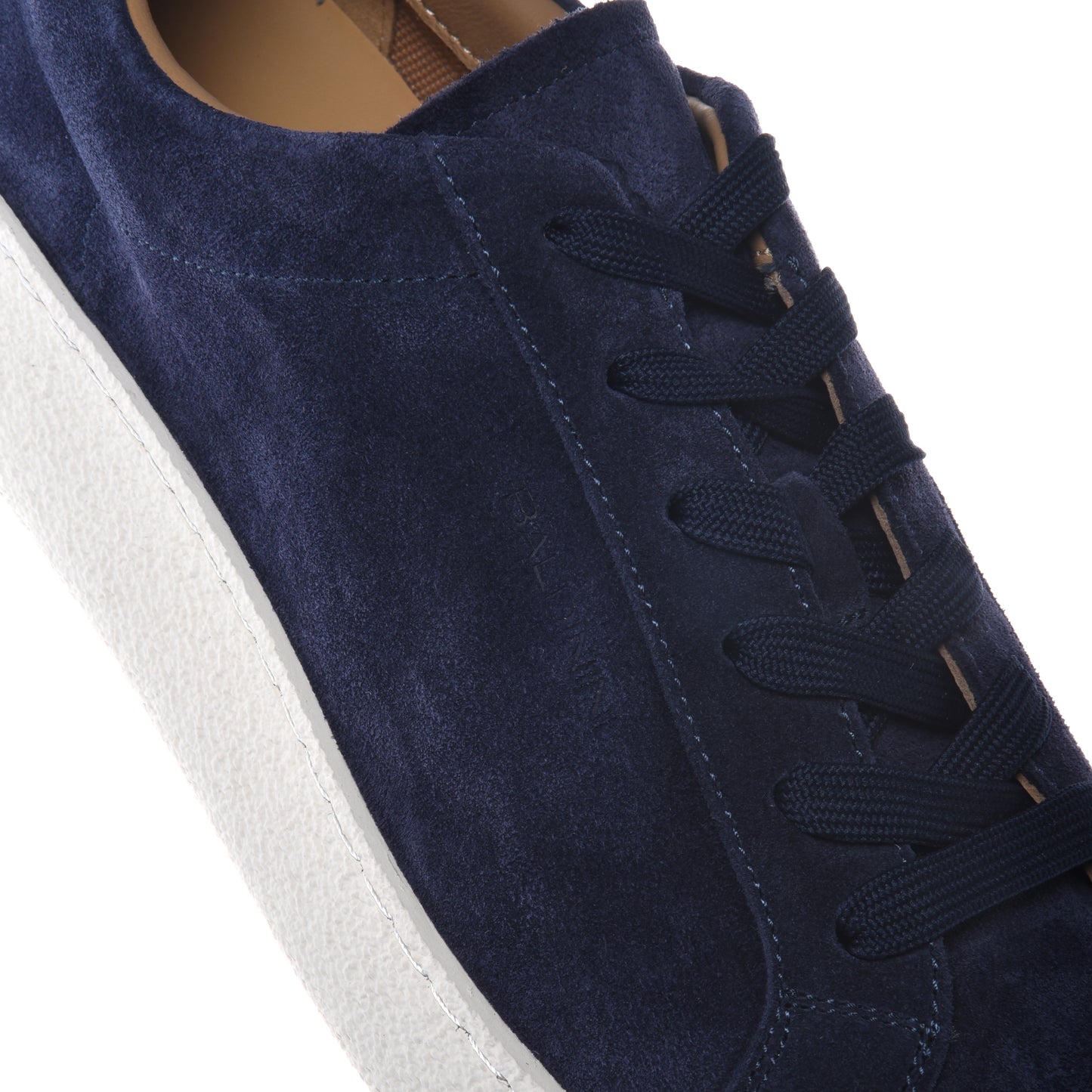 Blue suede sneaker