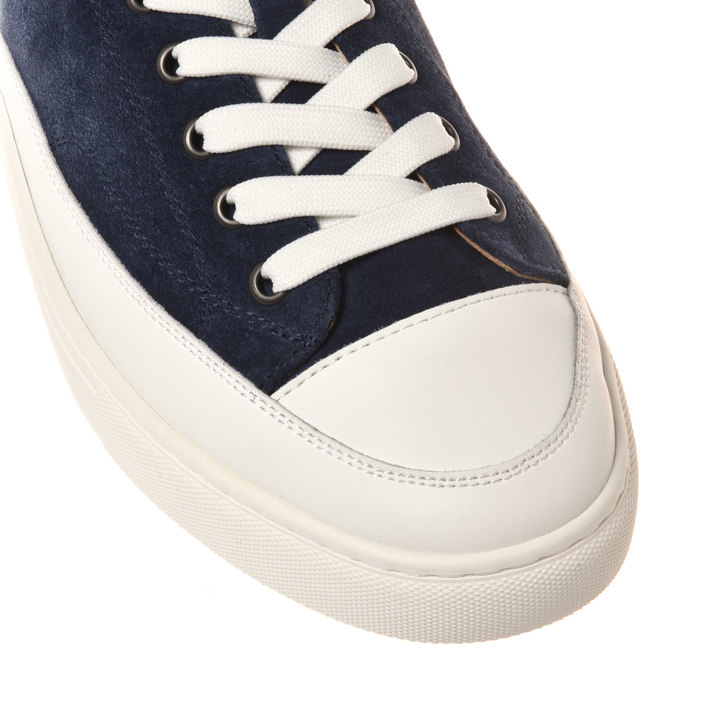 Blue suede sneaker