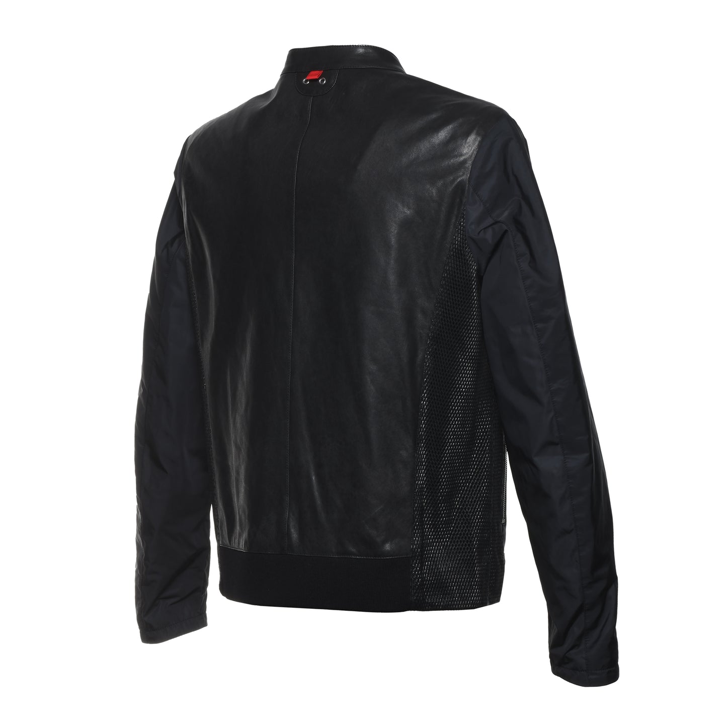 Veste pour homme en cuir noir