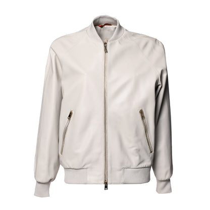 Veste en cuir glacier
