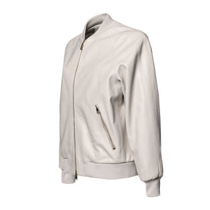 Veste en cuir glacier