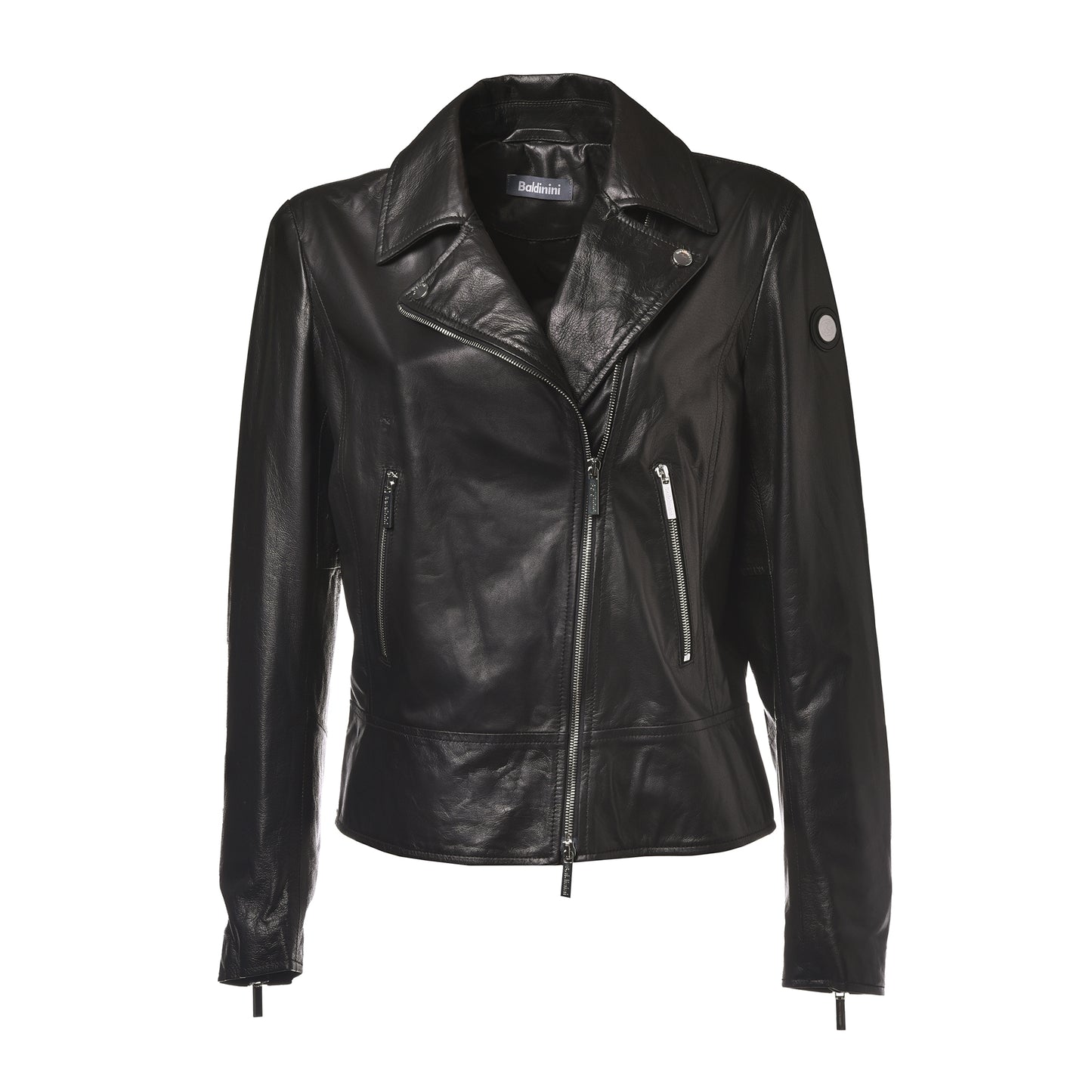 Blouson en cuir noir
