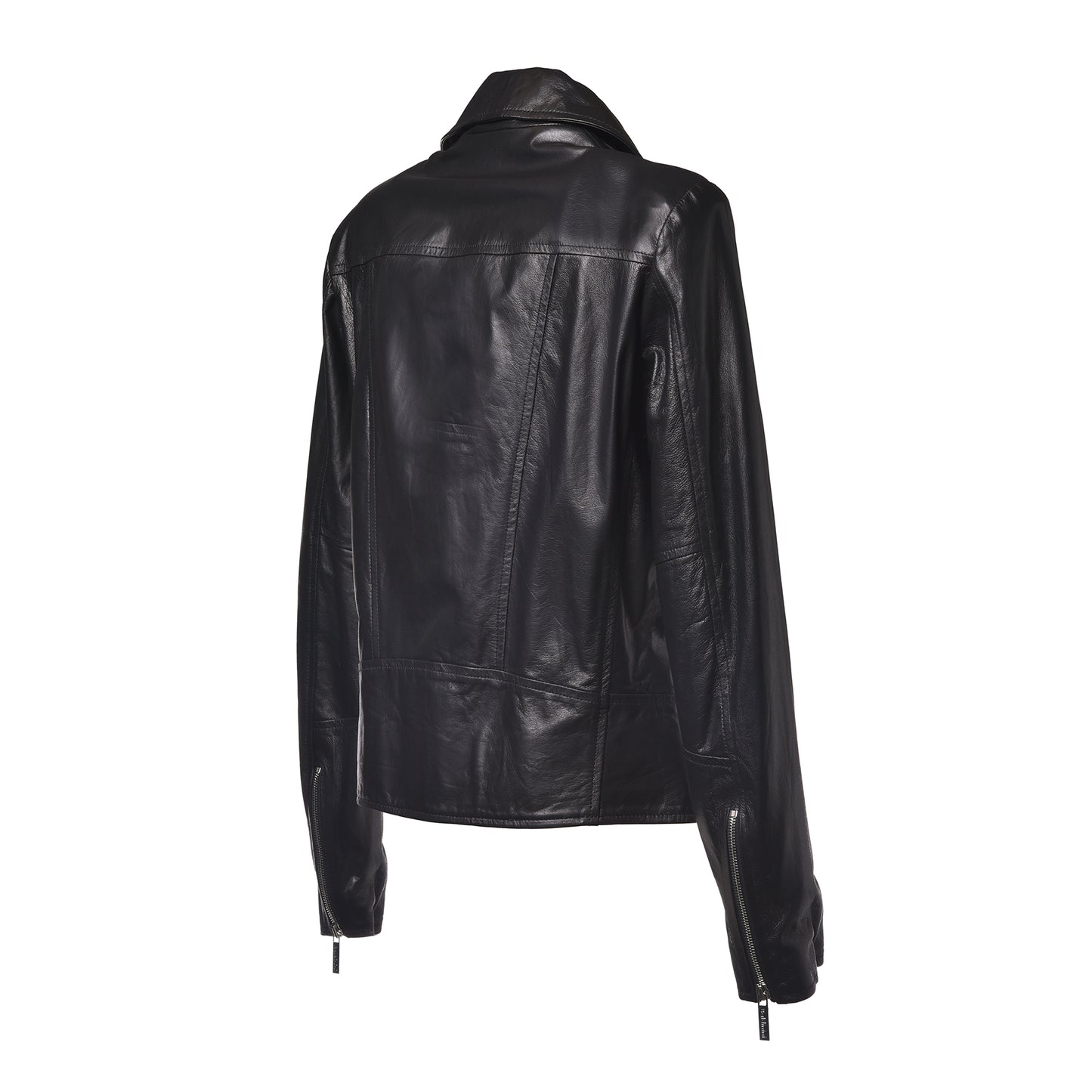 Blouson en cuir noir
