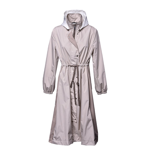 Trench-coat en tissu nature