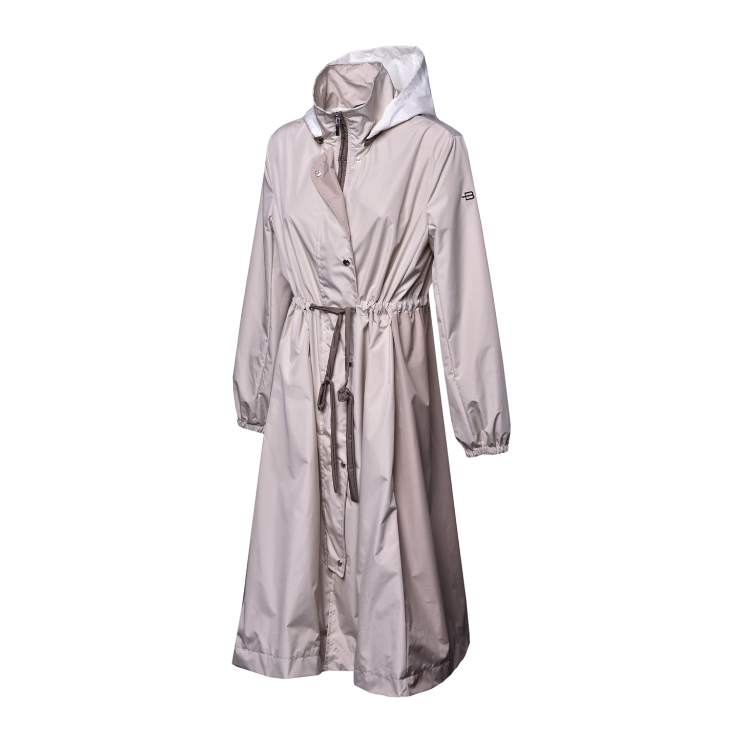 Trench-coat en tissu nature