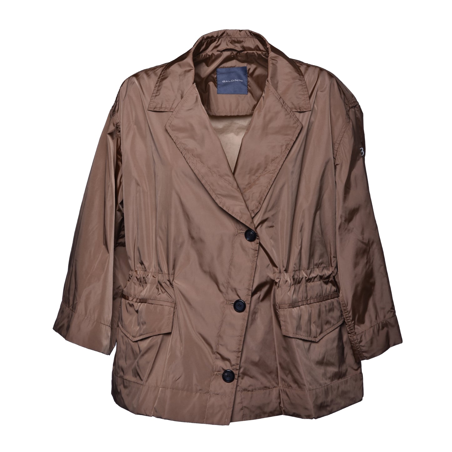 Veste en tissu marron